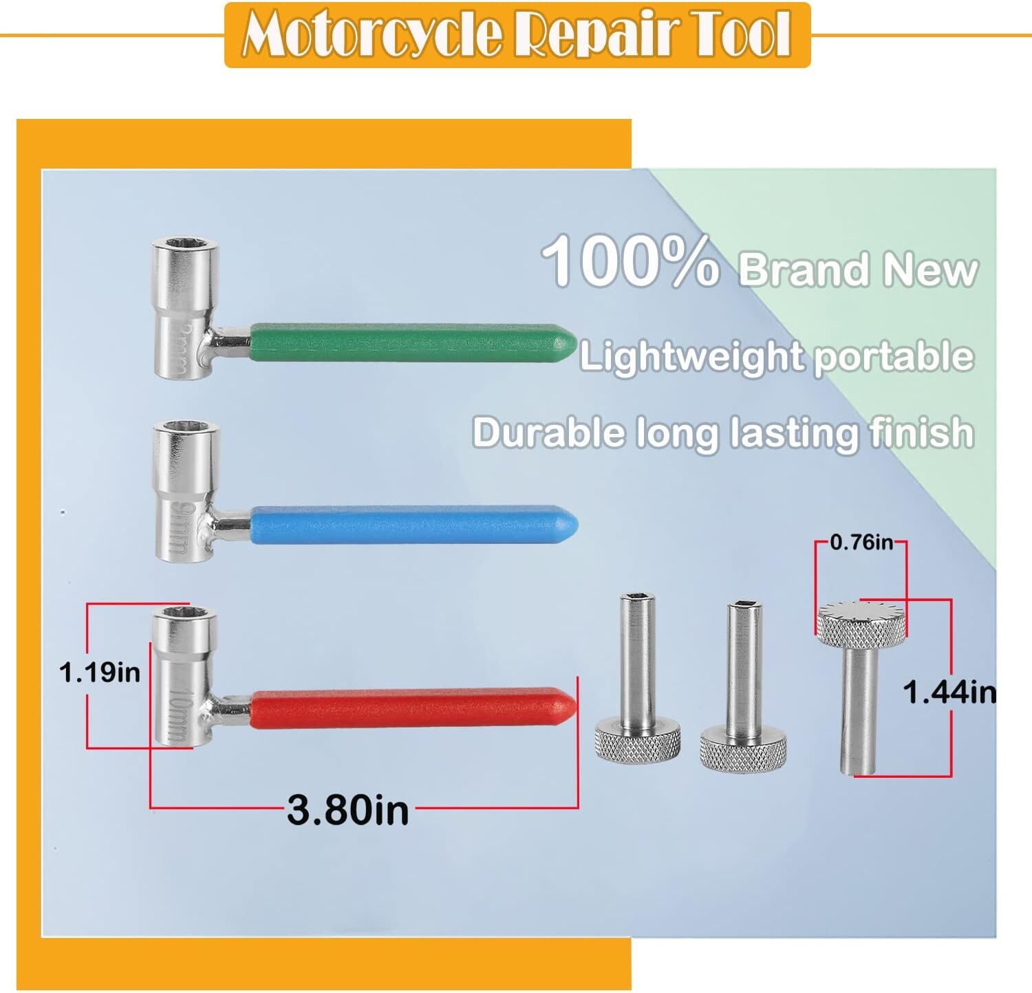 For Motorcycles ATVs & ATCs Small Engine Valve Tappet Adjusting Wrench Tool Kit