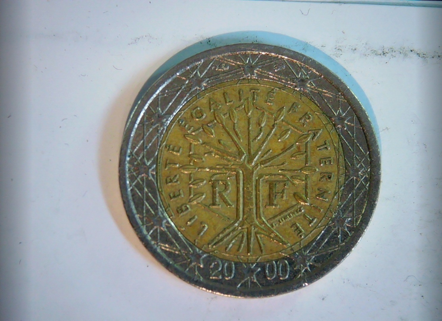 France 2000 2 Euro French 2 Euro (Tree of Life / Liberté Égalité Fraternité) Coi