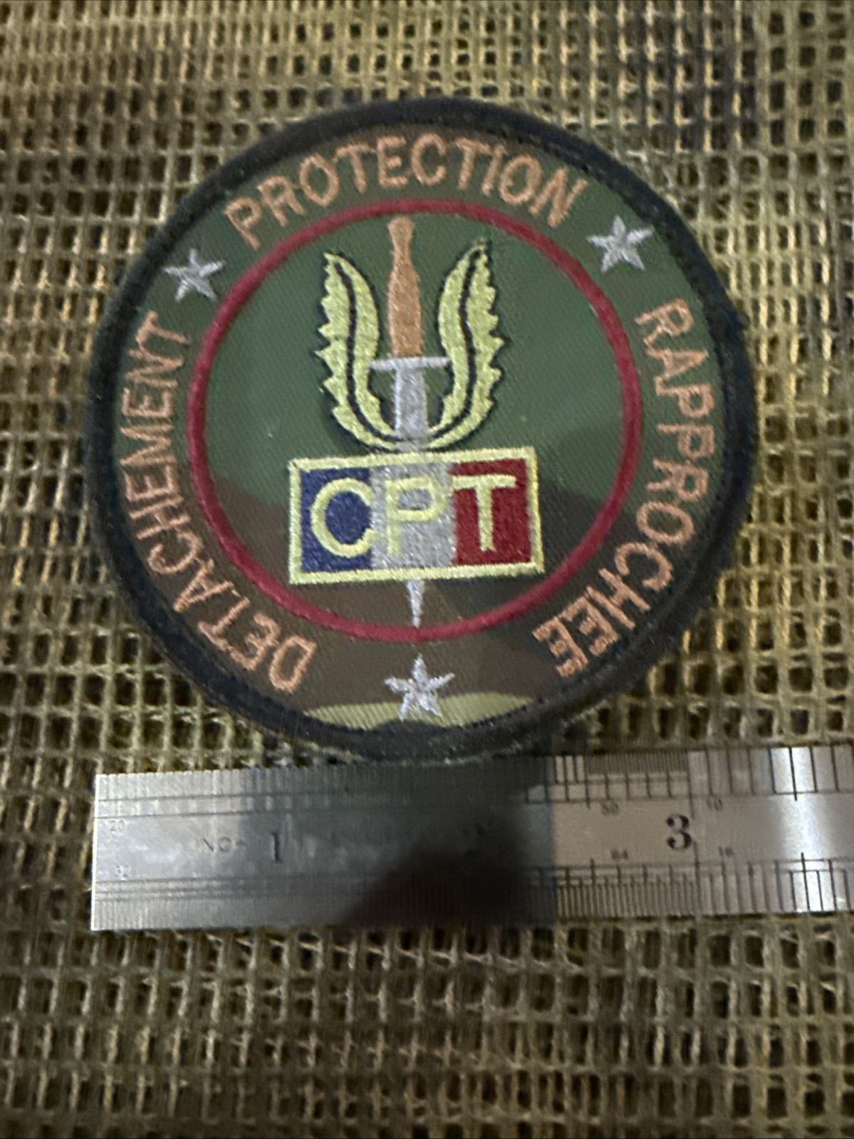 French Foreign Legion Detachment Protection Rapprochee Afgan War Patch