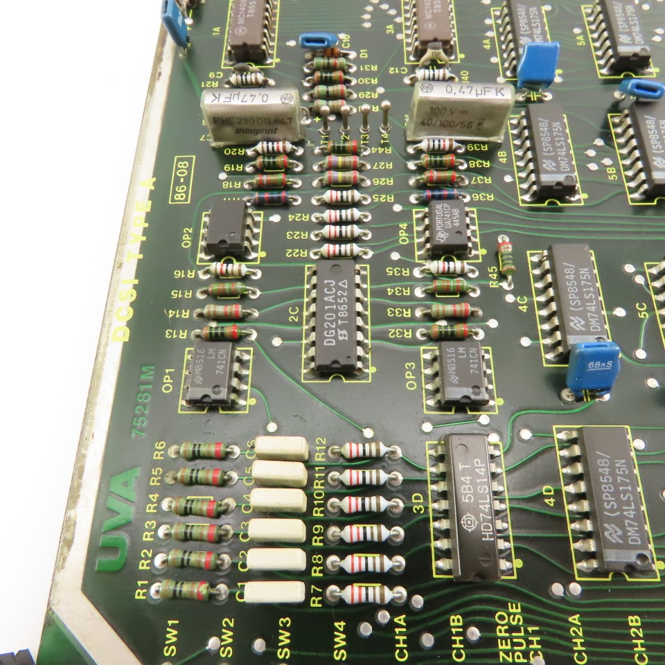 UVA 75281M Uvamatic 10MD DCSI Type A Circuit Board