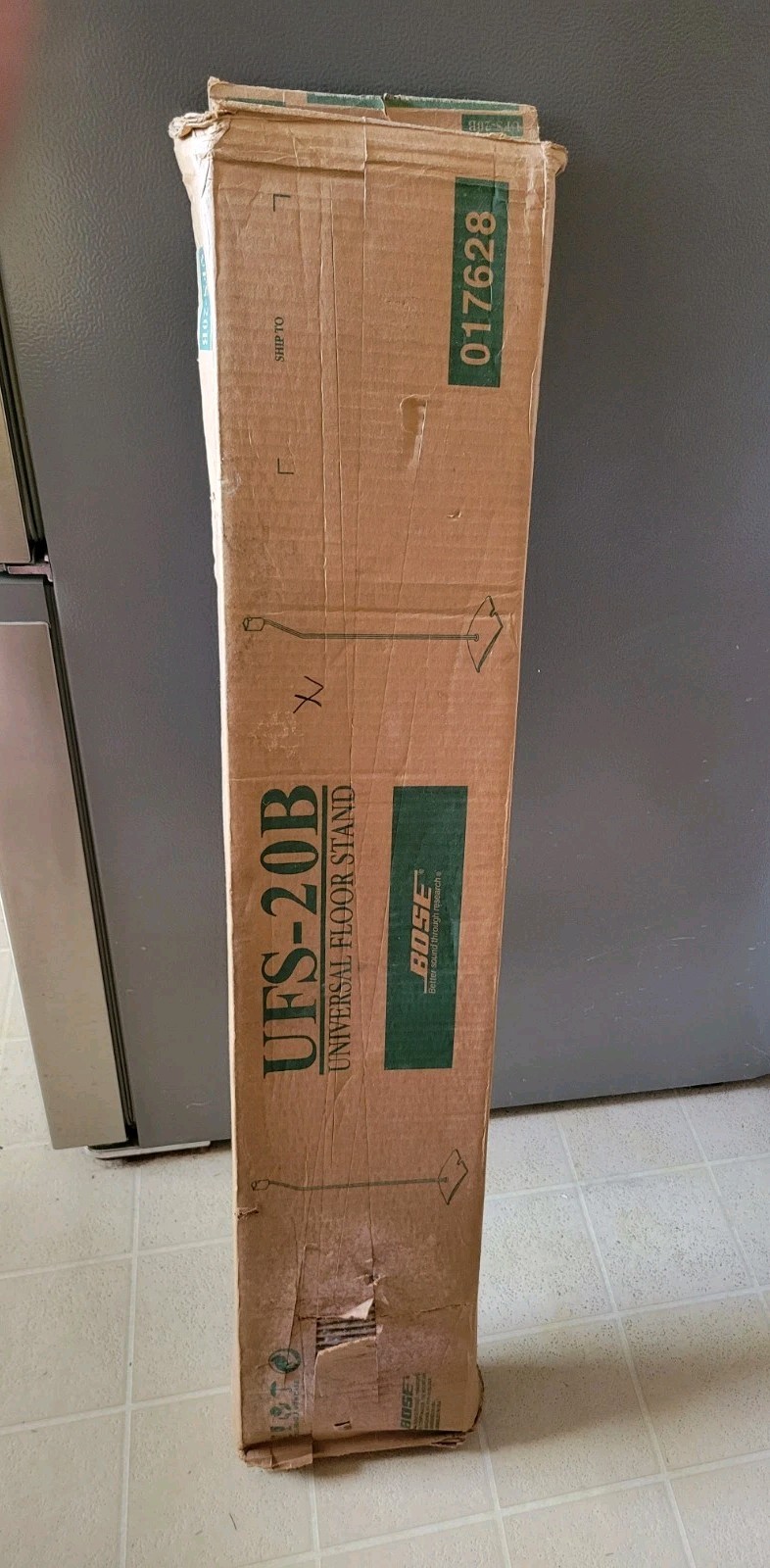 Bose UFS-20 B Pair Black Universal Floor Standing Speaker Stands NIB 017628 READ