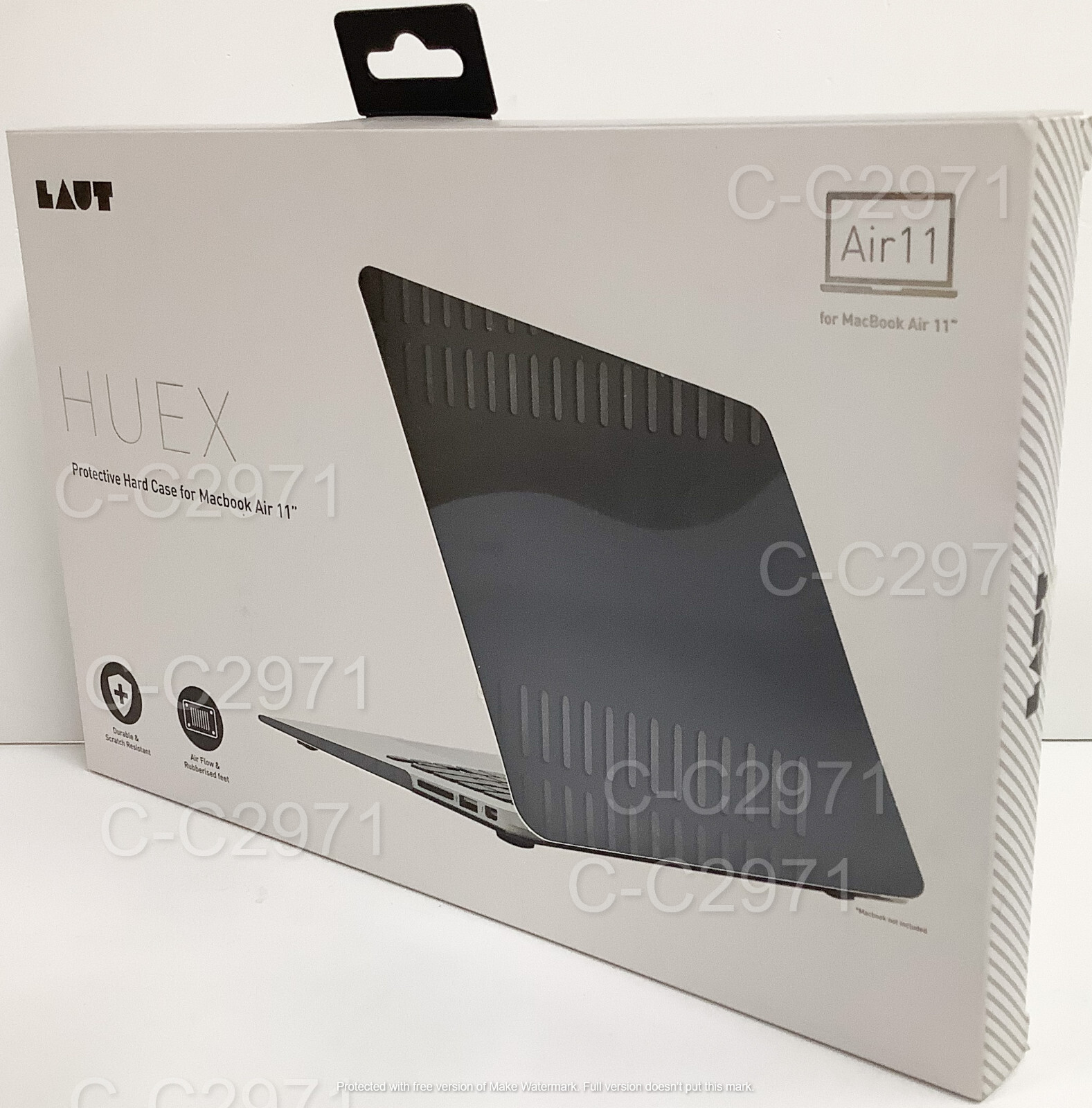 Huex Hard Shell Coated Protective Polycarbonate Rubber Case For MacBook Air 11”