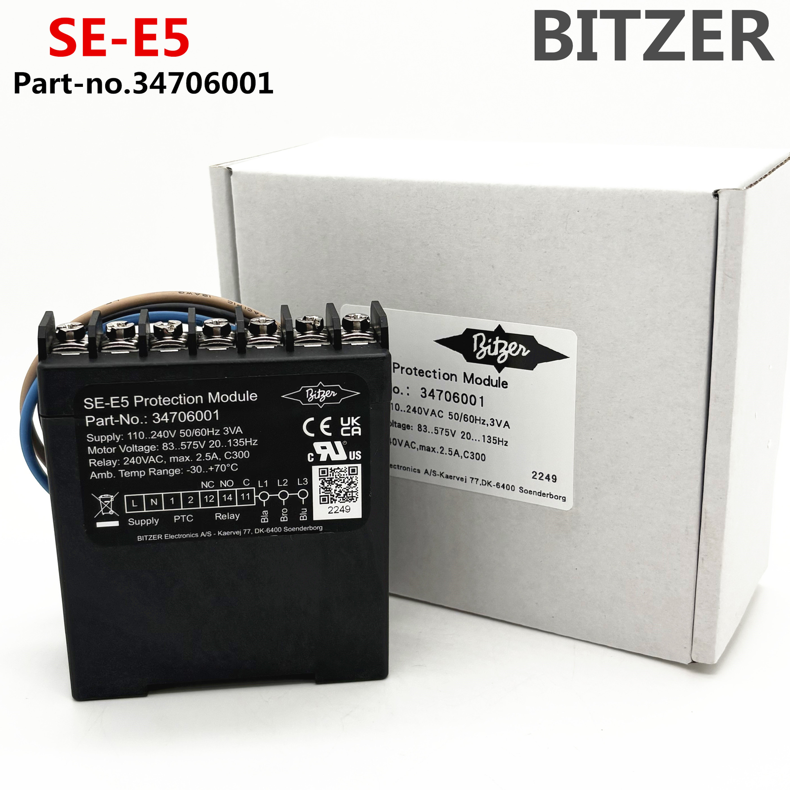 1pcs BITZER Motor Protection Module SE-E5 Bitzer Part-no.34706001