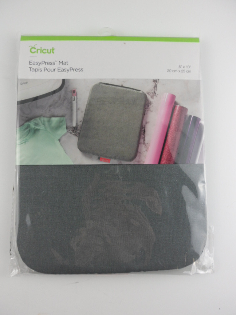 Cricut Easy Press Heat Gray Mat 8" x 10" Ironing On Transfers Crafts NEW