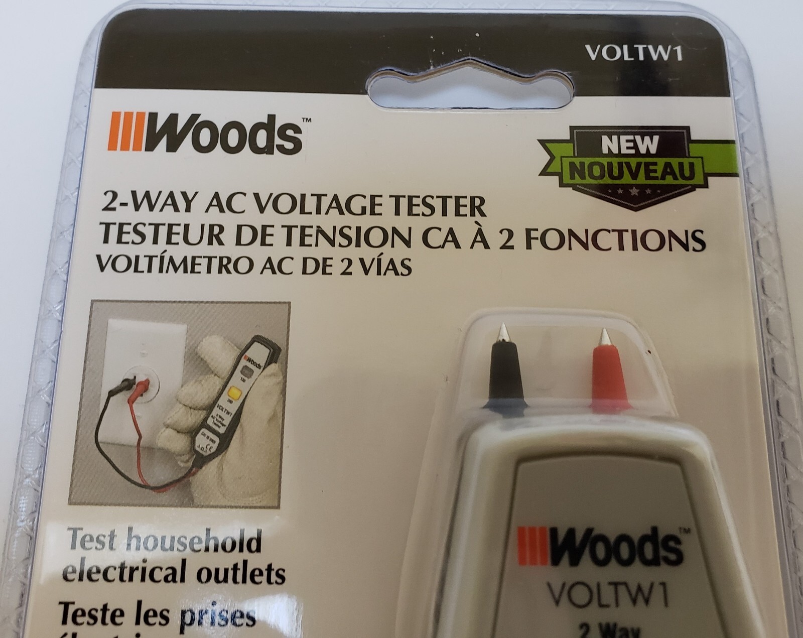 Woods 2-Way AC Voltage Tester VOLTW1