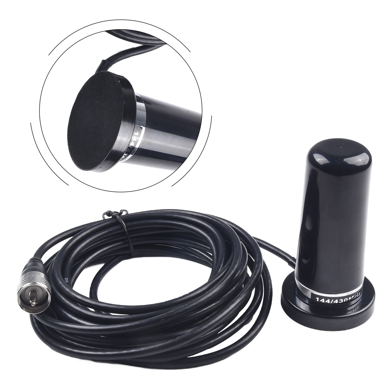 Dual Band Antenna for Car Vehicle Mobile Radio Magnetic for nmo Mount VHFUHF Set
