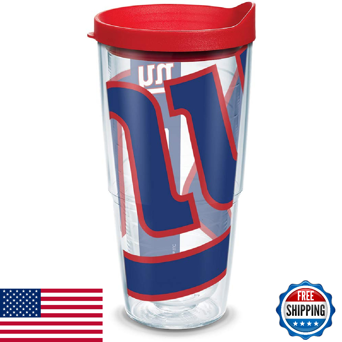 Tervis NFL New York Giants Insulated Tumbler, Double-Walled, Made in USA