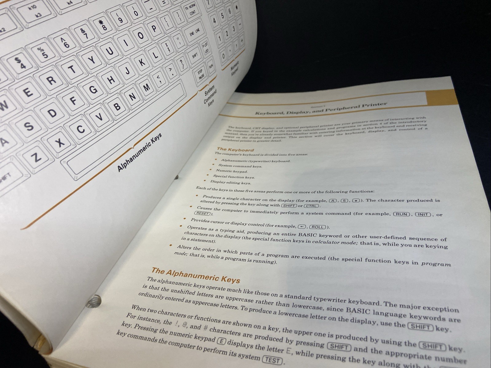 Hewlett Packard HP 86/87 Operating and BASIC Programming Manual Vintage