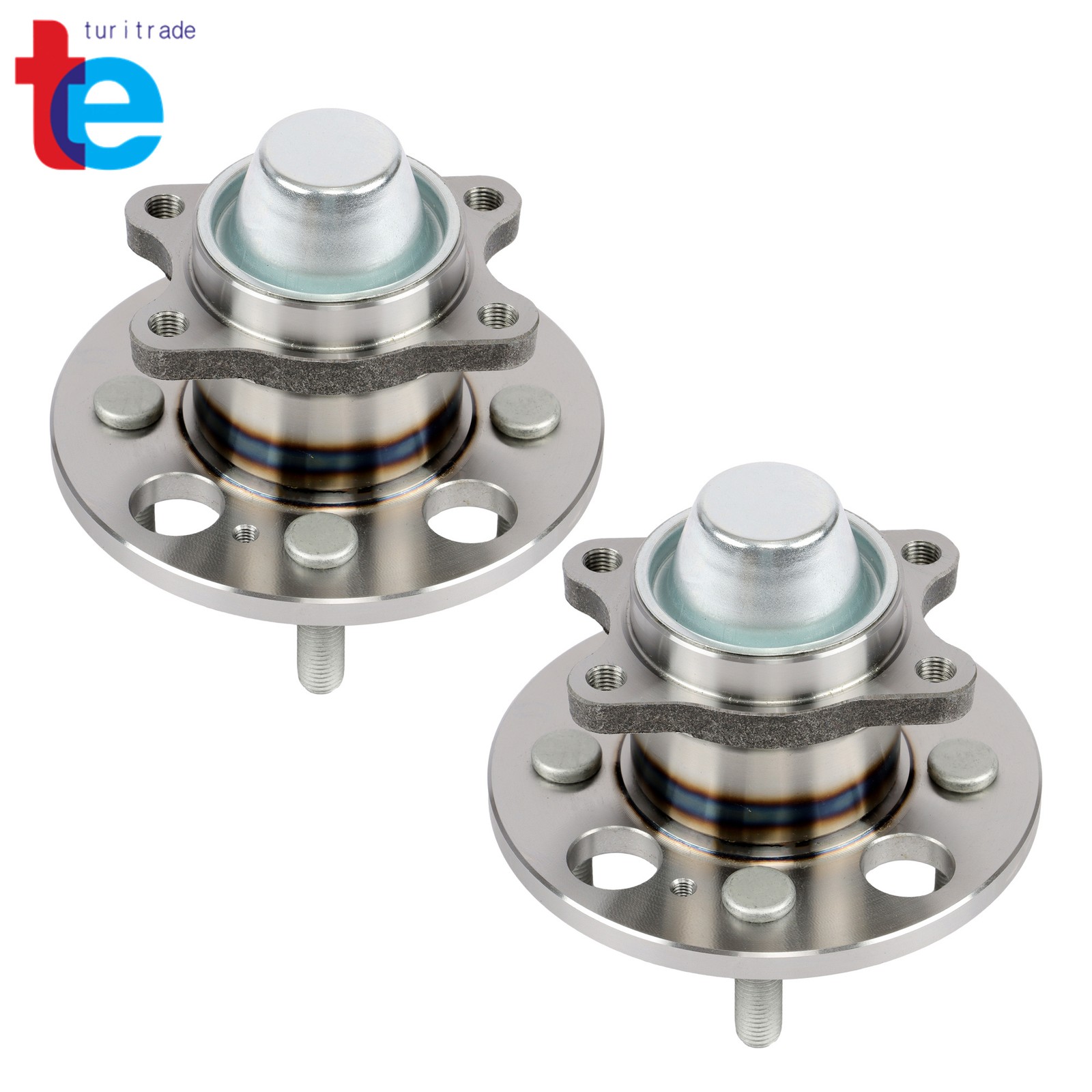 2006-2011 For Hyundai Accent 4 Lugs 2x Rear Left+Right Wheel Bearing Hub 512325