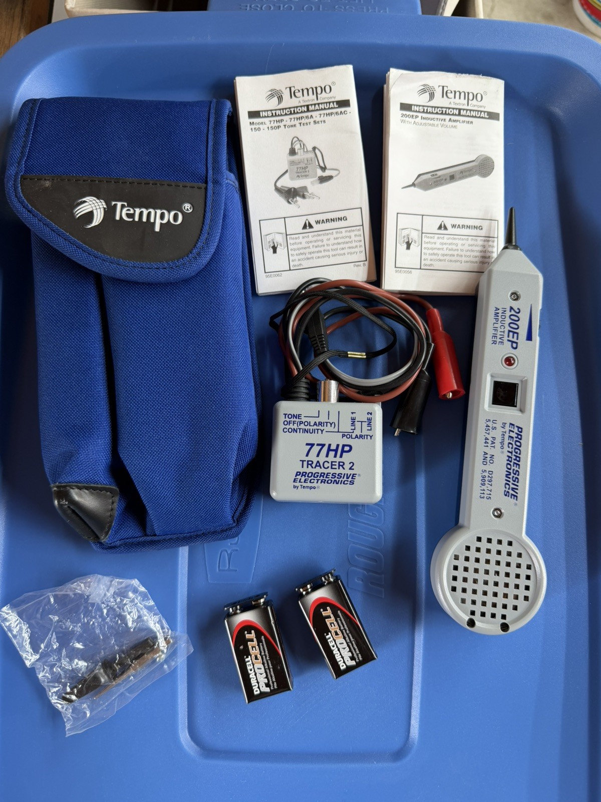 Tempo 200EP-G Probe & 77HP-G Tone Generator Set – Network Cable Tracing Tool Kit