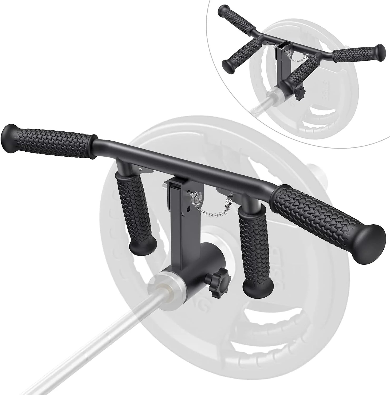 SELEWARE V Bar & T Bar Landmine Handle Attachment for 2" Barbell Bar, Solid Mult