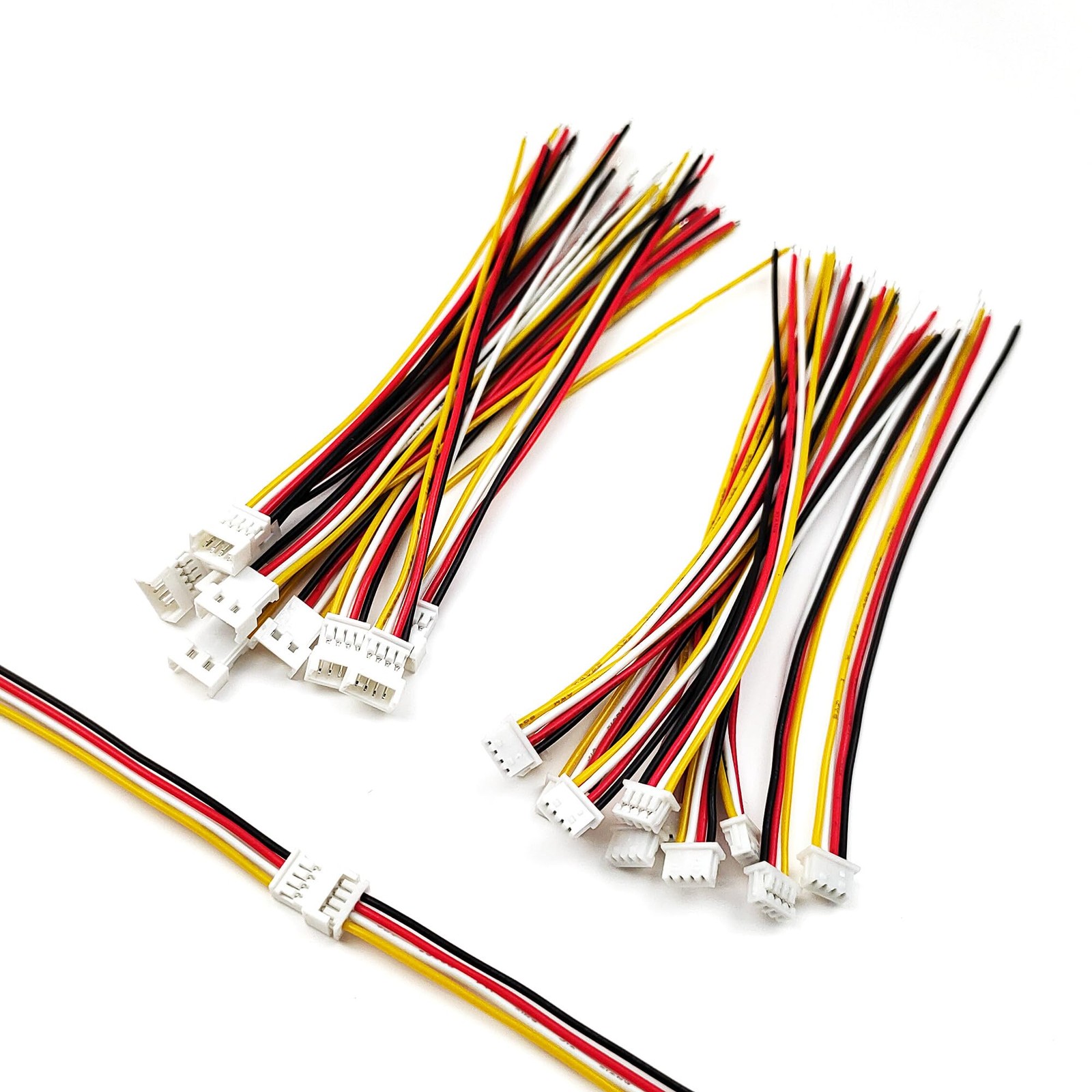 ZSDZFYLLK 10 Pairs JST 1.25mm 4 Pin Micro Electrical Male and Female...