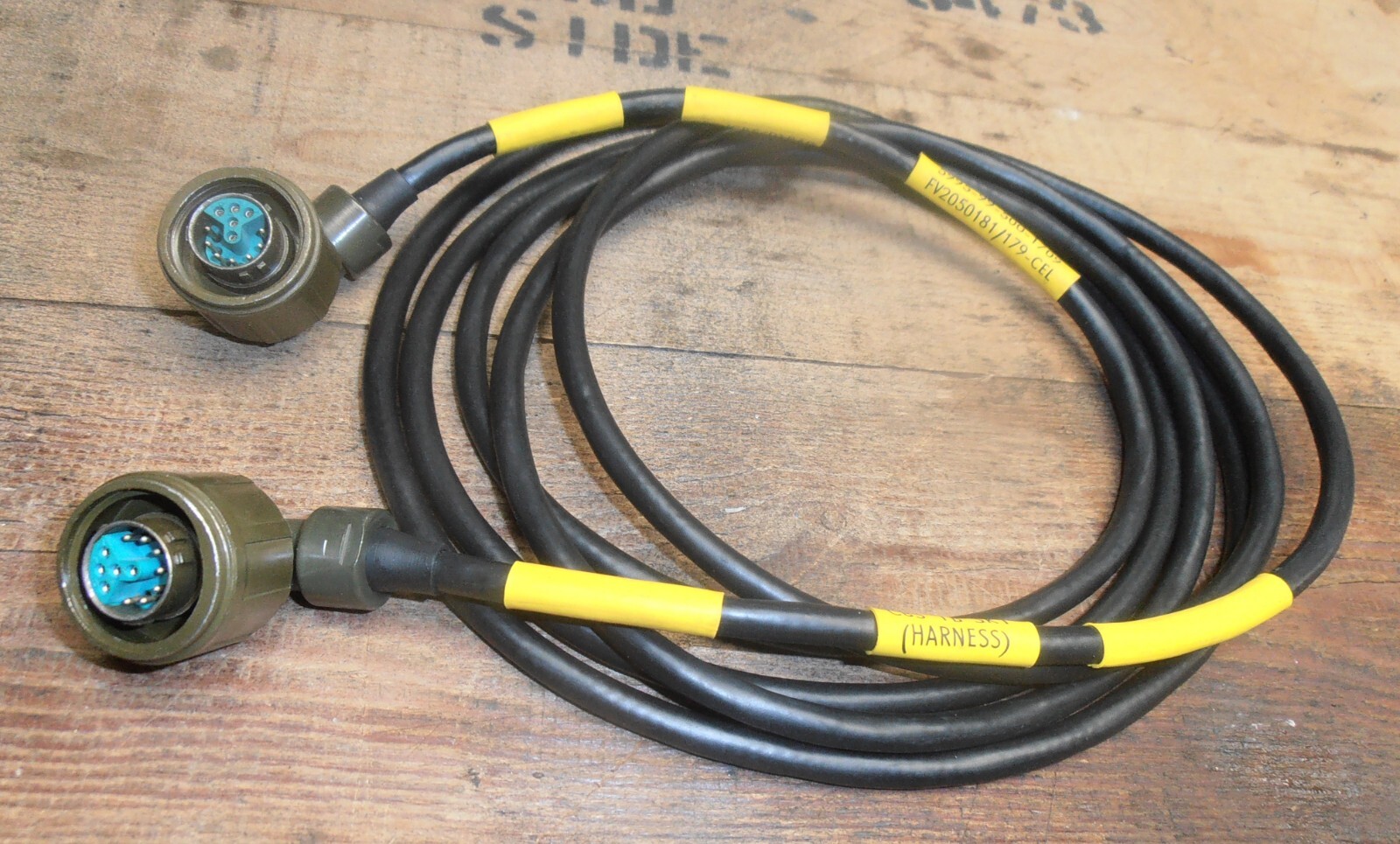 Intercom cable  12 way Clansman 3 metres long NOS Tested and working