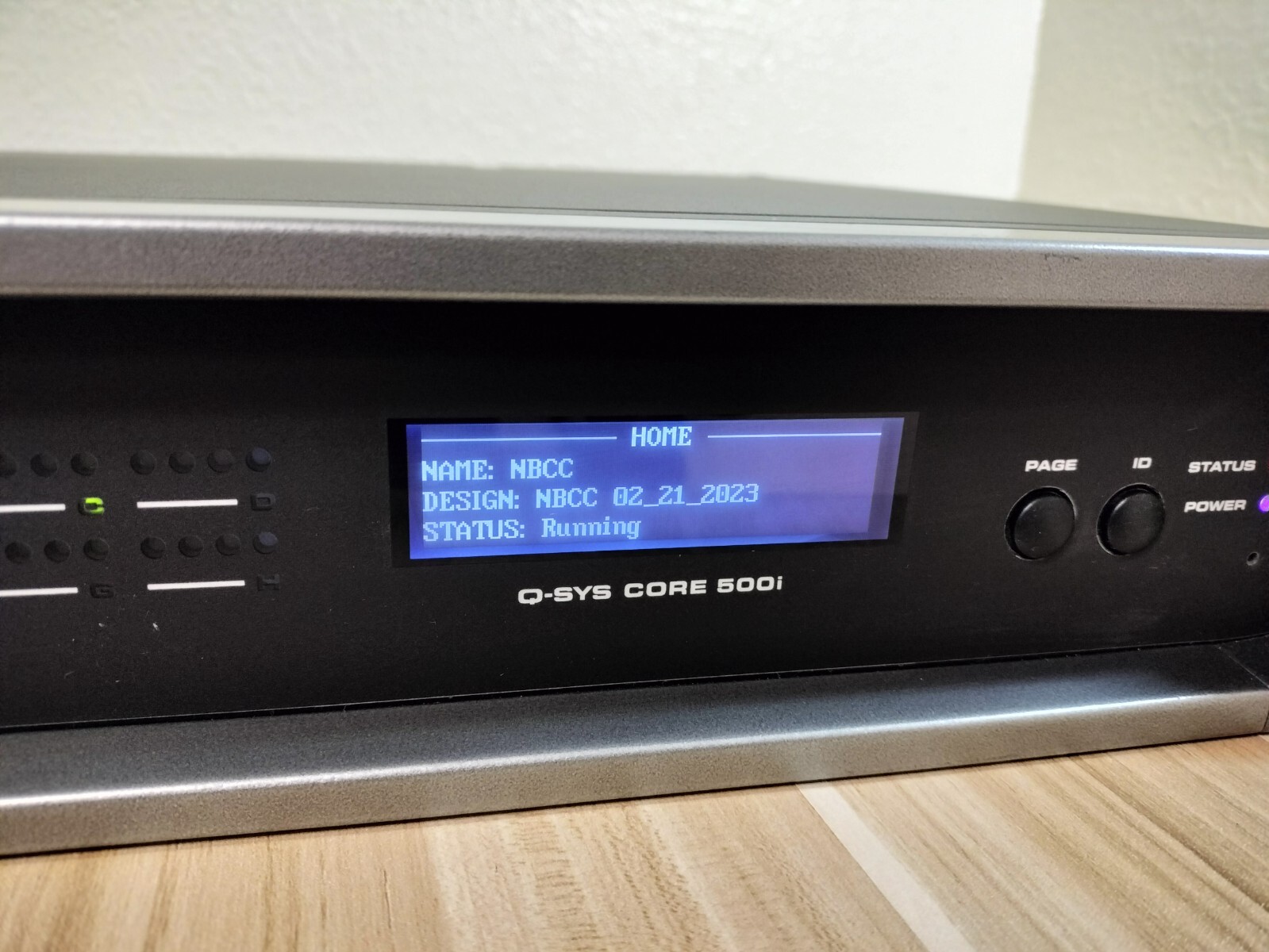 QSC Q-SYS Core 500i Integrated System Processor w/ 3 cards