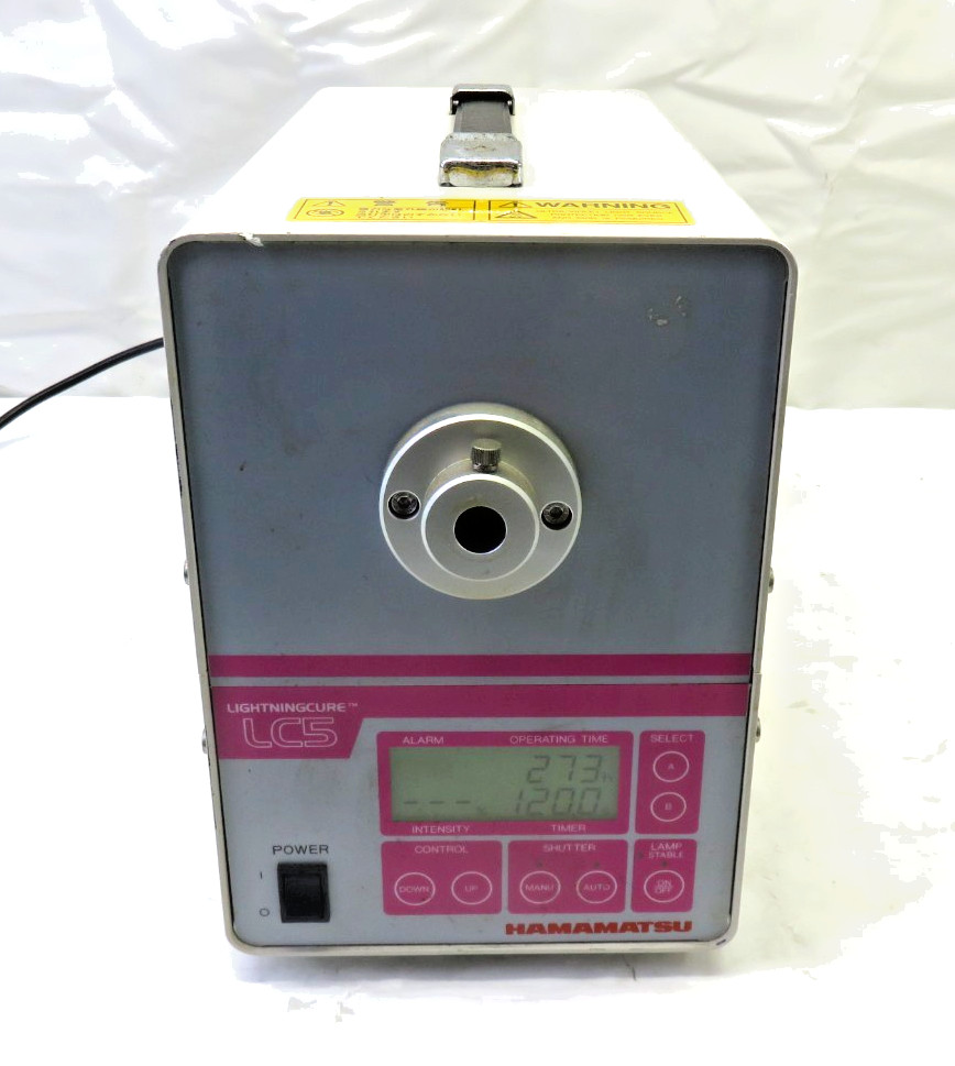 HAMAMATSU LC5 Lightningcure Spot Light Source L8333-02, FOR PARTS/REPAIR