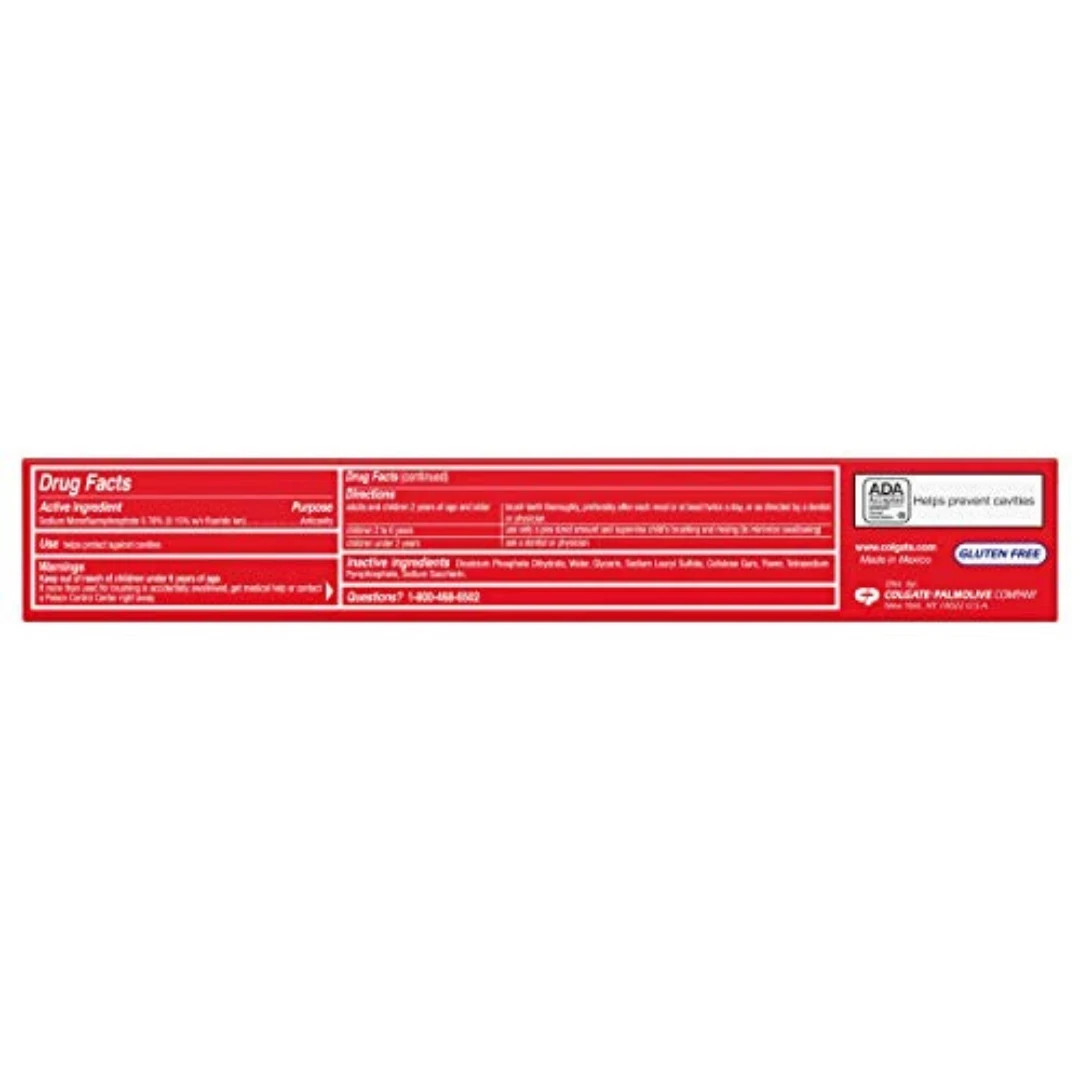 Colgate Cavity Protection Toothpaste with Fluoride, Minty Great Regular Flavor,