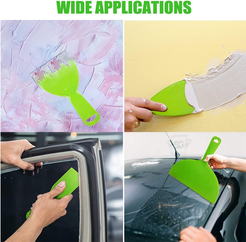 Putty Scraper 10" Plastic Flexible Putty Knives Spreader for Taping Drywall Wall