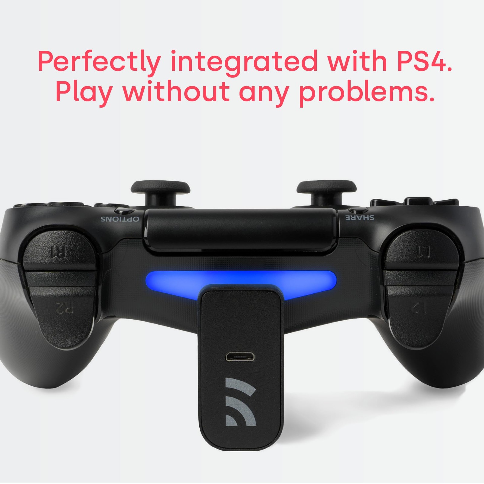 Wireless Charger for PS4 Controller, Portable Battery, Play While Charging