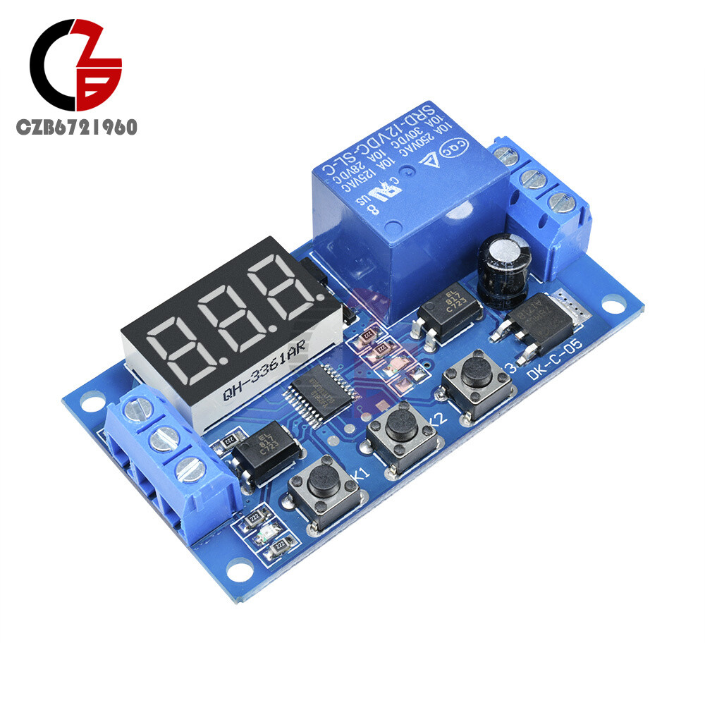 12V LED Automation Delay Timer Control Switch Relay Module without Case