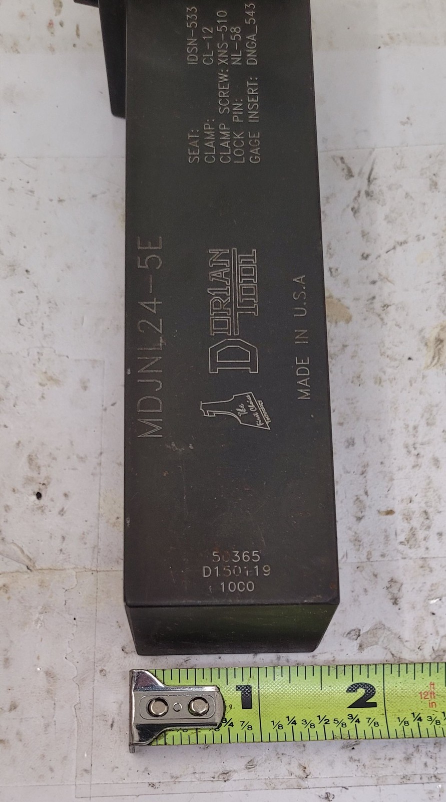 Dorian Tool MDJNL24-5E Turning Tool Holder