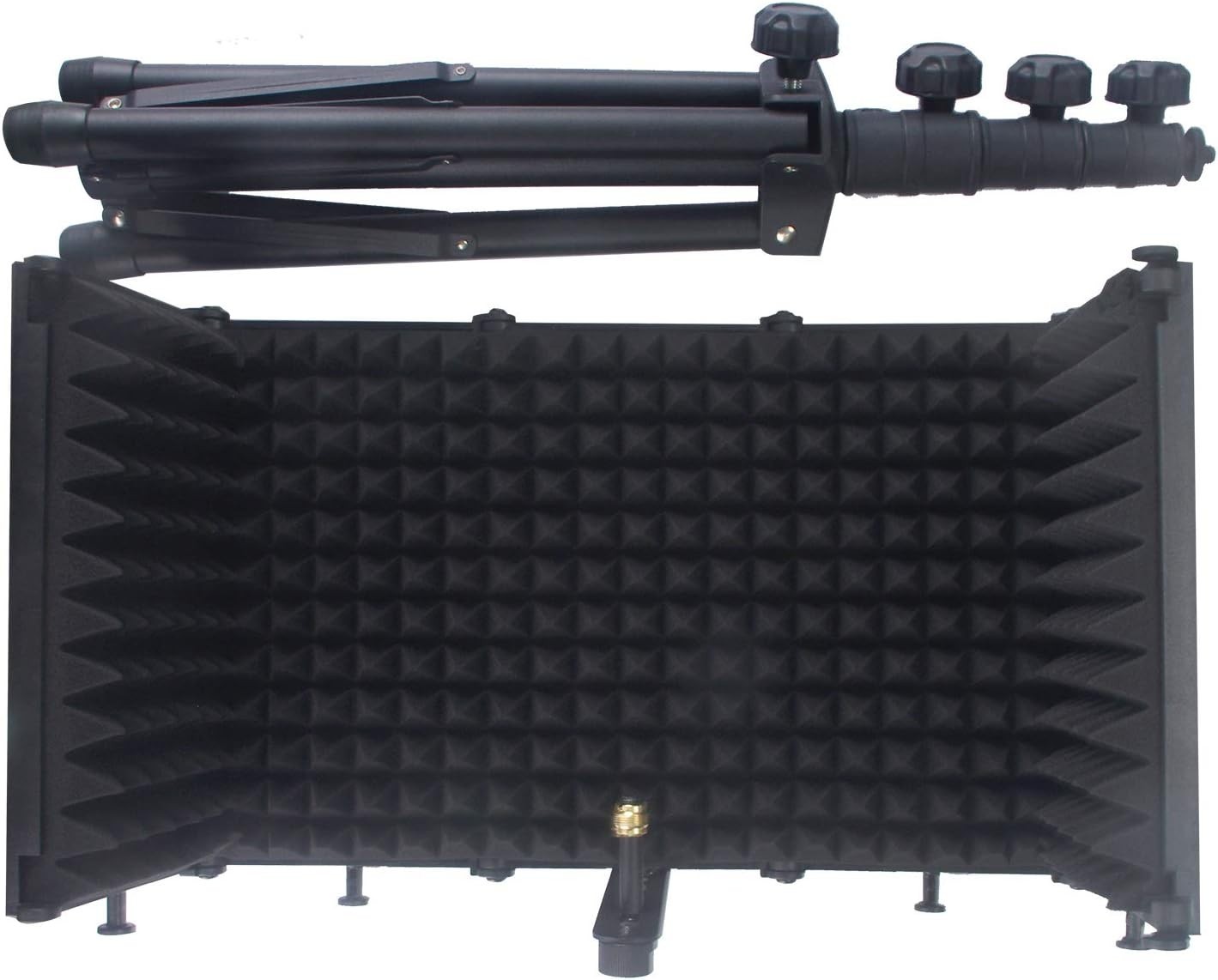 Microphone Isolation Shield - Tripod Stand 2 ft 6" to 5 ft 10" Height Adjustable