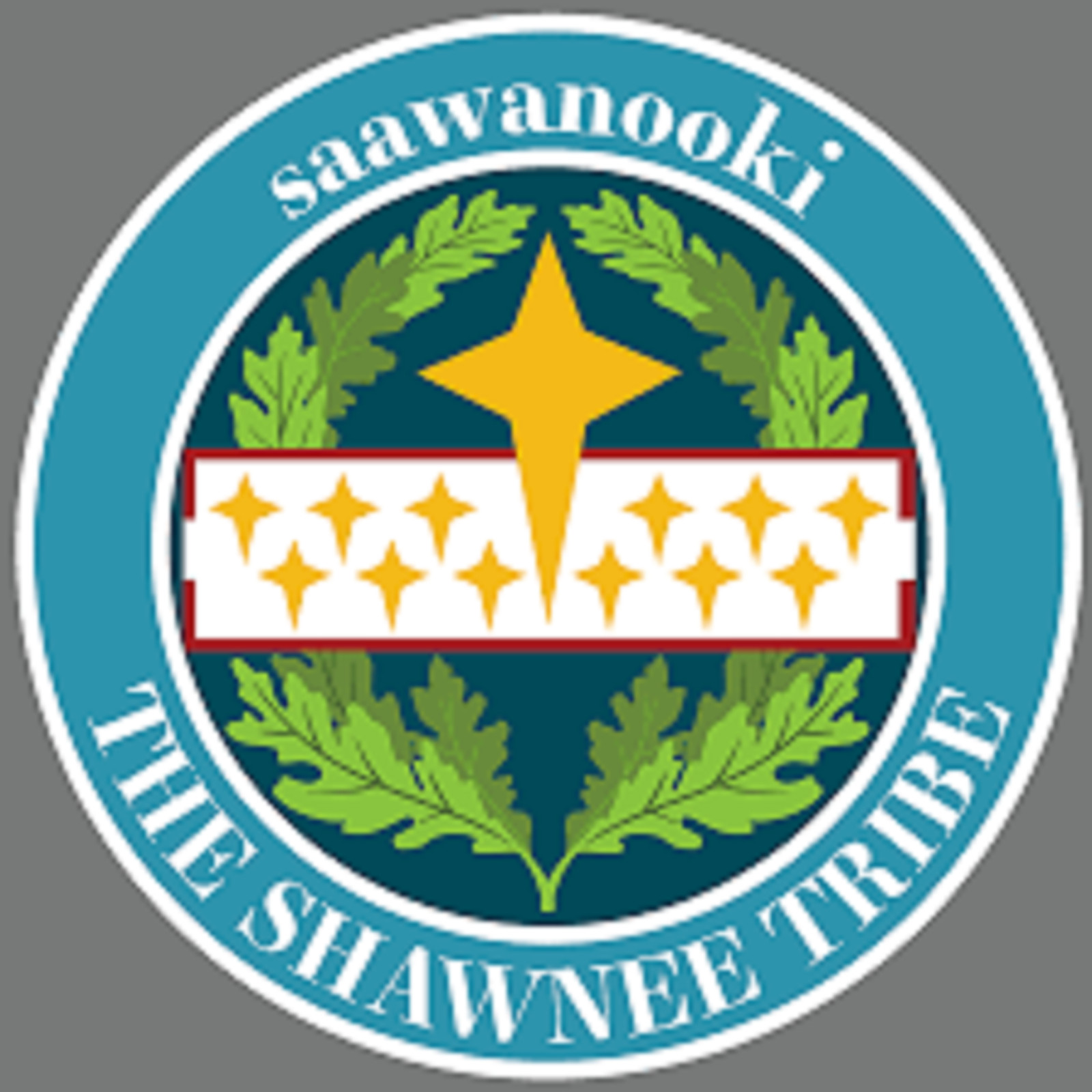 Seal of the Shawnee Indian Tribe 4" Decal