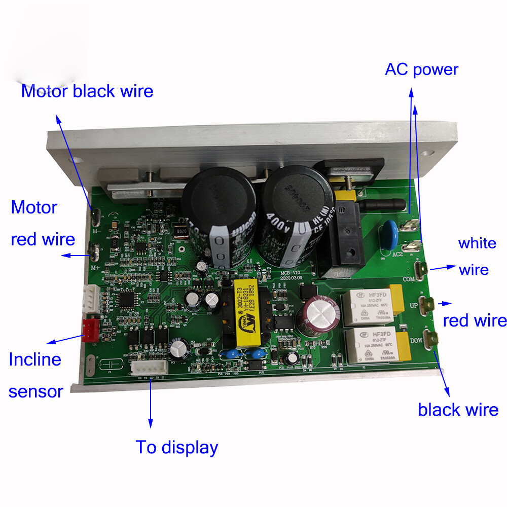 Treadmill Control Board Controller For 1HP-4.0HP DC Motor With Console Display