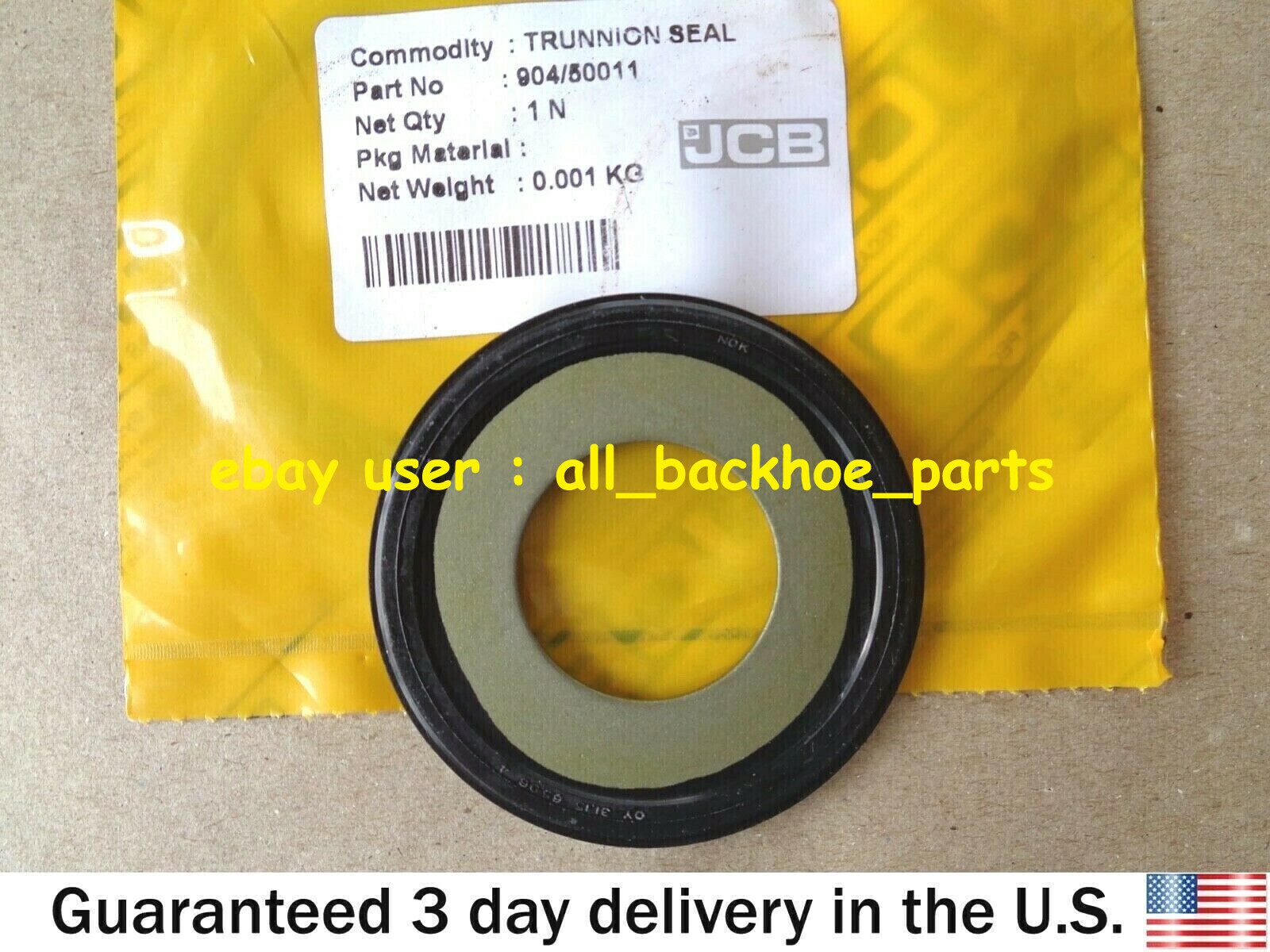 JCB SD40 MIDI CX 2CX 210 212 TELEHANDLER 515 520 540 GENUINE JCB SEAL 904/50011
