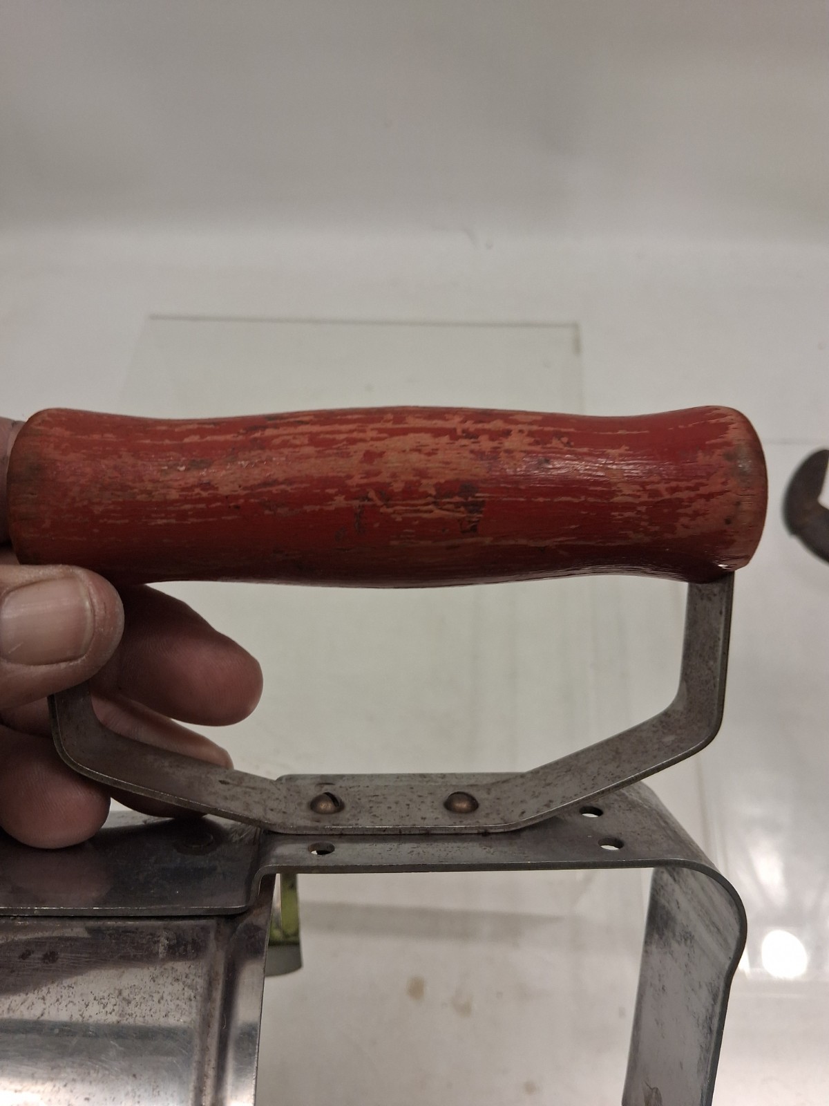 Vintage Coleman 200a Red Handled Lantern Reflector Heat Shield Only