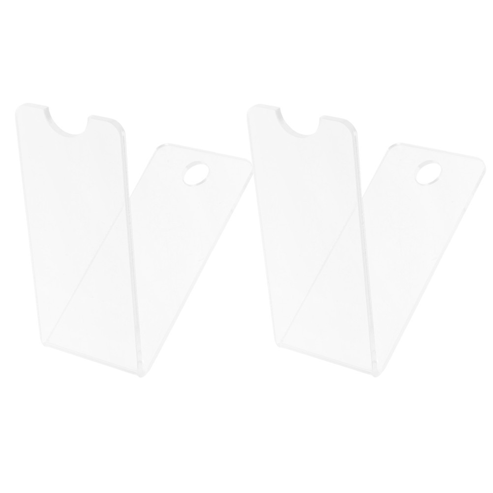 2 PCS Acrylic Pen Display Stand for Vendor Events Single Holder Organizer Case