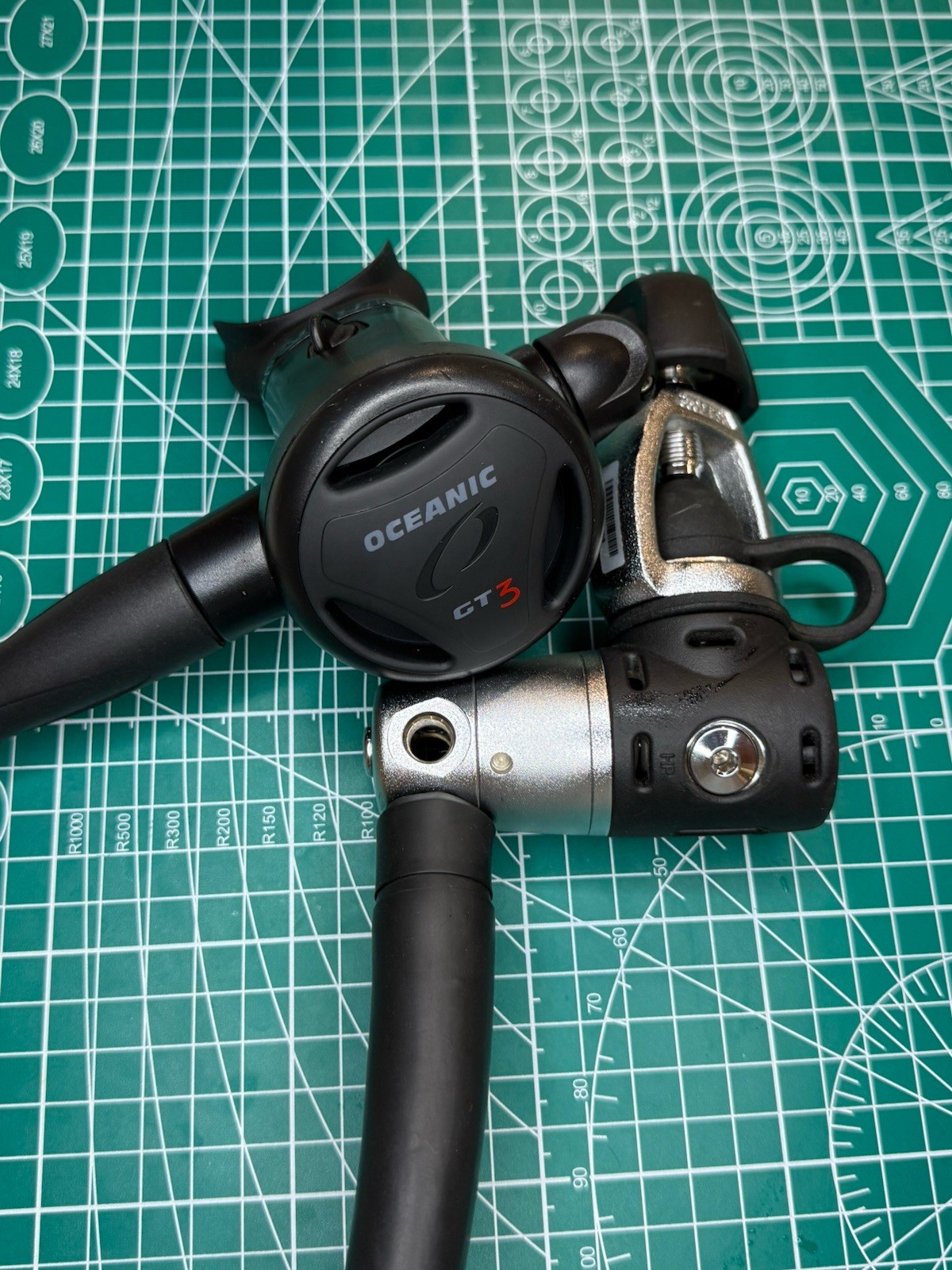 Oceanic PX2 w/ GT3 Balanced and Adjustable Scuba Diving Regulator Set- Yoke
