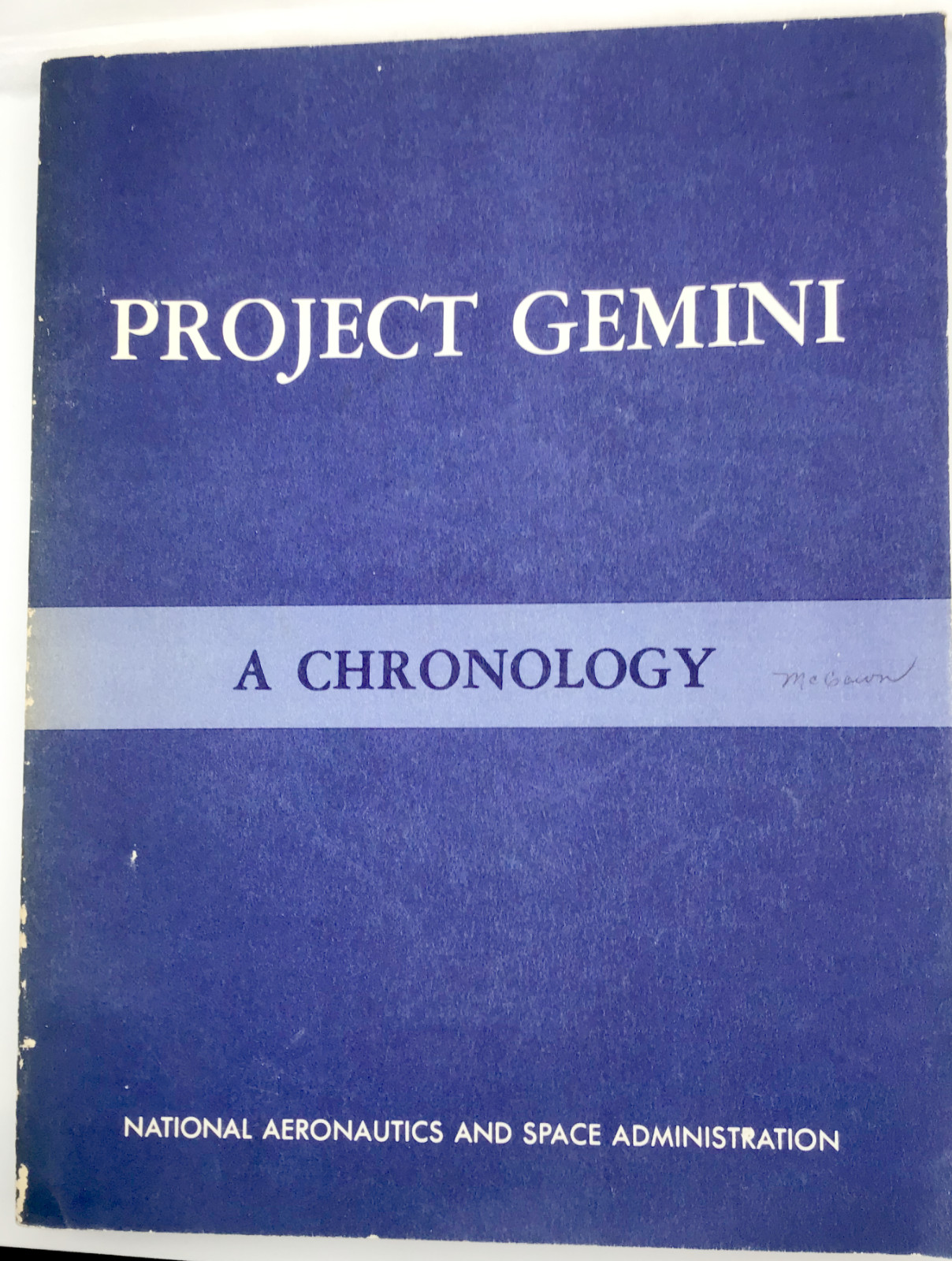 Vintage Original 1969 Project Gemini: A Chronology NASA