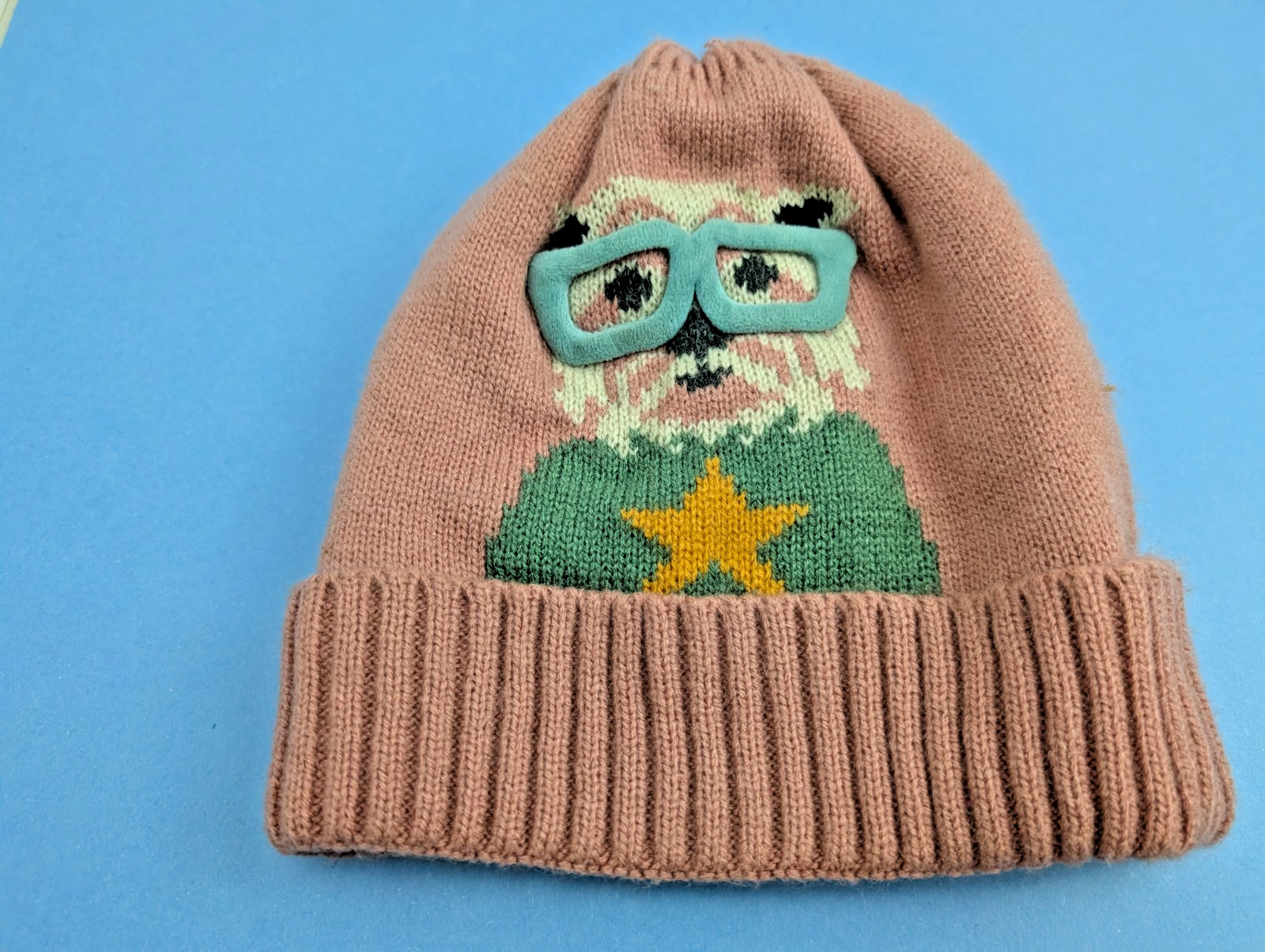 Powder UK Dog Wearing Glasses Soft Beanie Hat