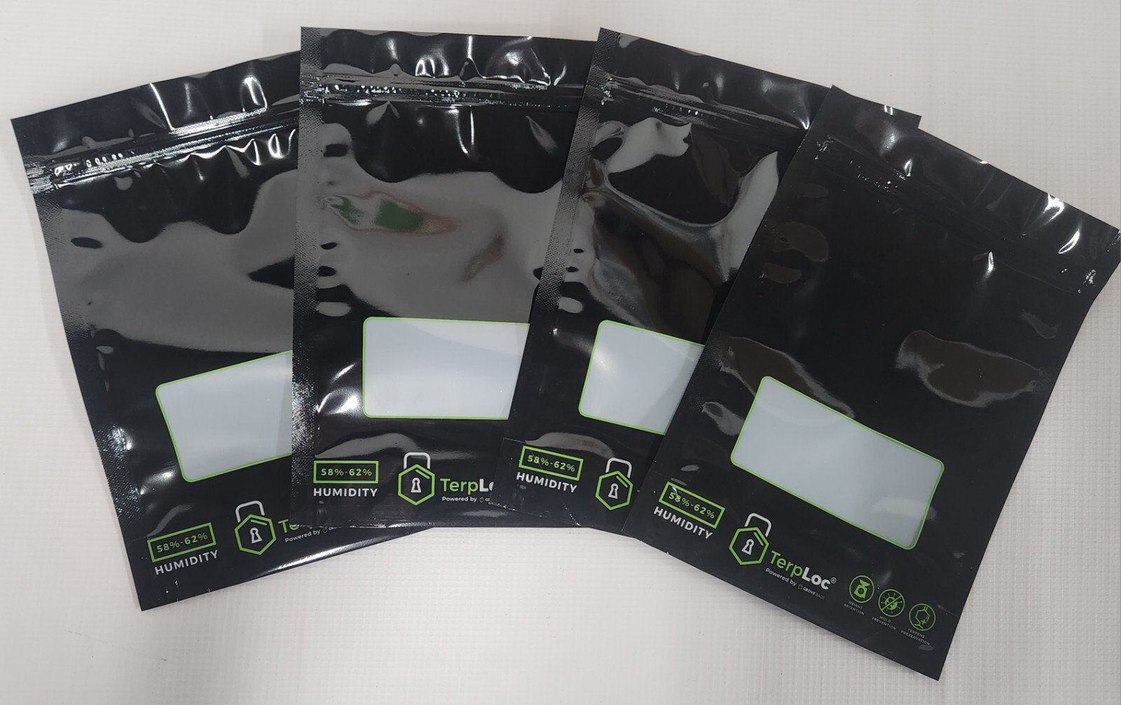 🌴Grove Bags Terploc 1oz 4 Pack Lot  Free Shipping🌴