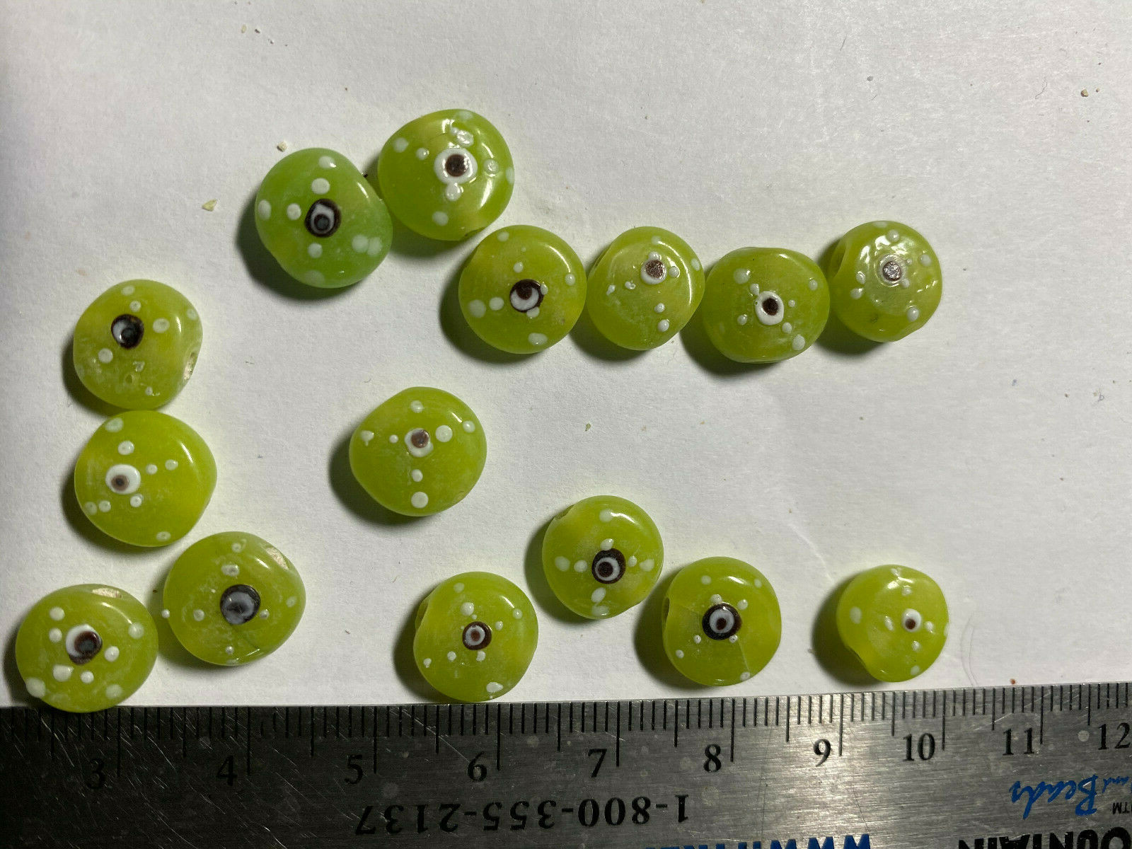 Vintage Mystic Evil Eye Beads **** UPICK*** Mystic Nazuri Evil Eye Bead Pendants