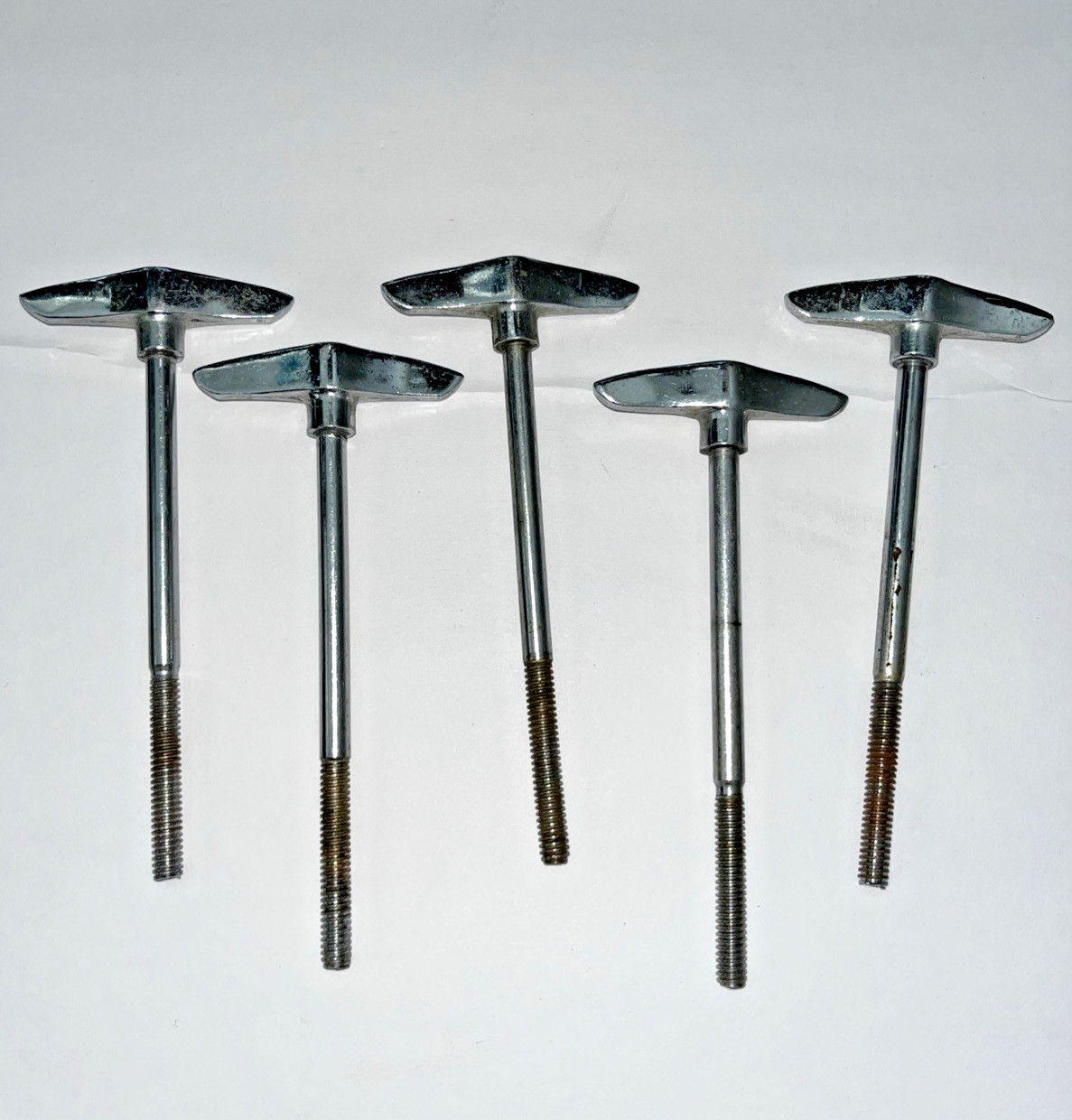 Pearl Bass Drum T-tension Rods Lot of 5 - 1970's