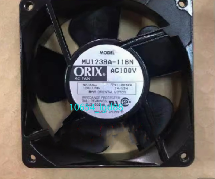 1pcs for MU1238A-11BN AC100V ORIX 120×120×38 aluminum frame AC fan 106U