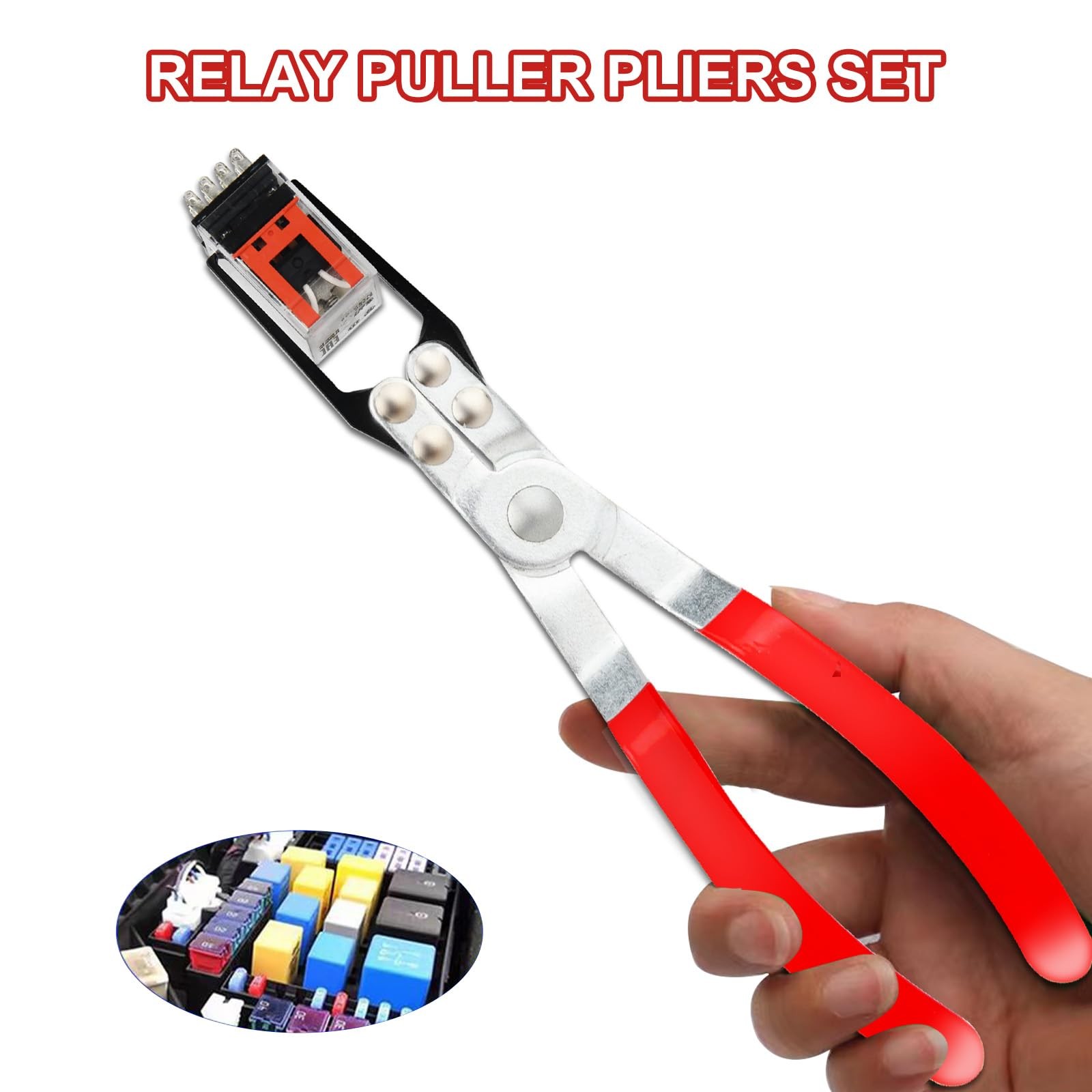 Aleric Relay Puller Pliers and Fuse Puller Plier, Automotive Relay Fuses Pull...