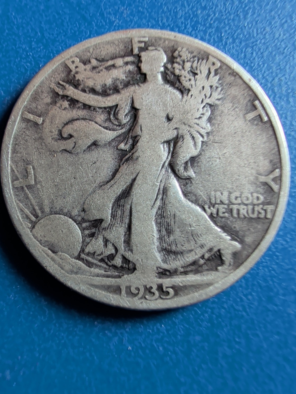 1935 Walking Liberty Half.  S Mint