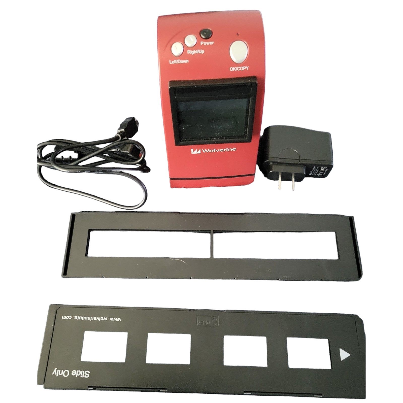 Wolverine Film Scanner 35mm Slide & Negative Converter to Digital w/ Accessories