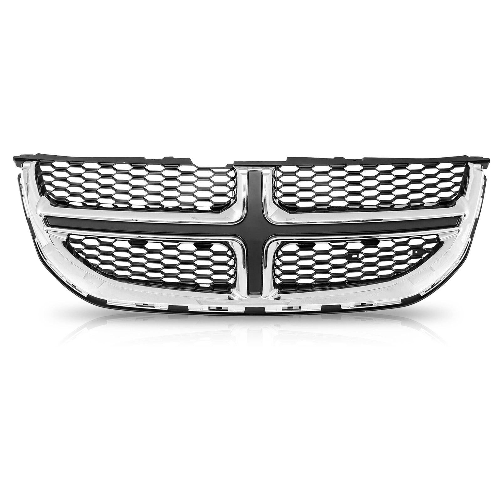 Front Bumper Grille Upper Chrome For 2011-2020 Dodge Grand Caravan CH1200342PP