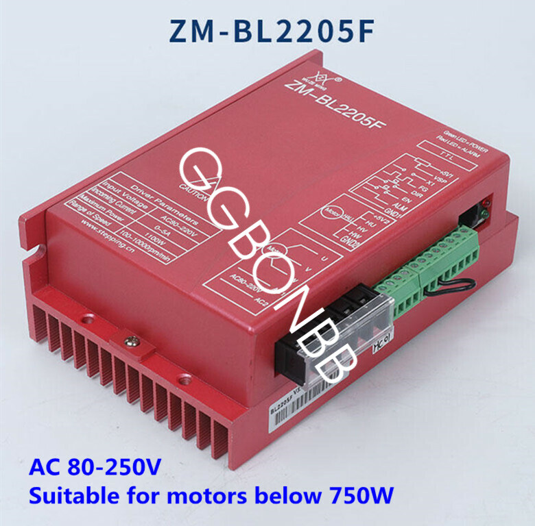 DC Brushless Motor Controller Driver ZM-BL2205F AC80V-220V 5A 750W FedEx or DHL