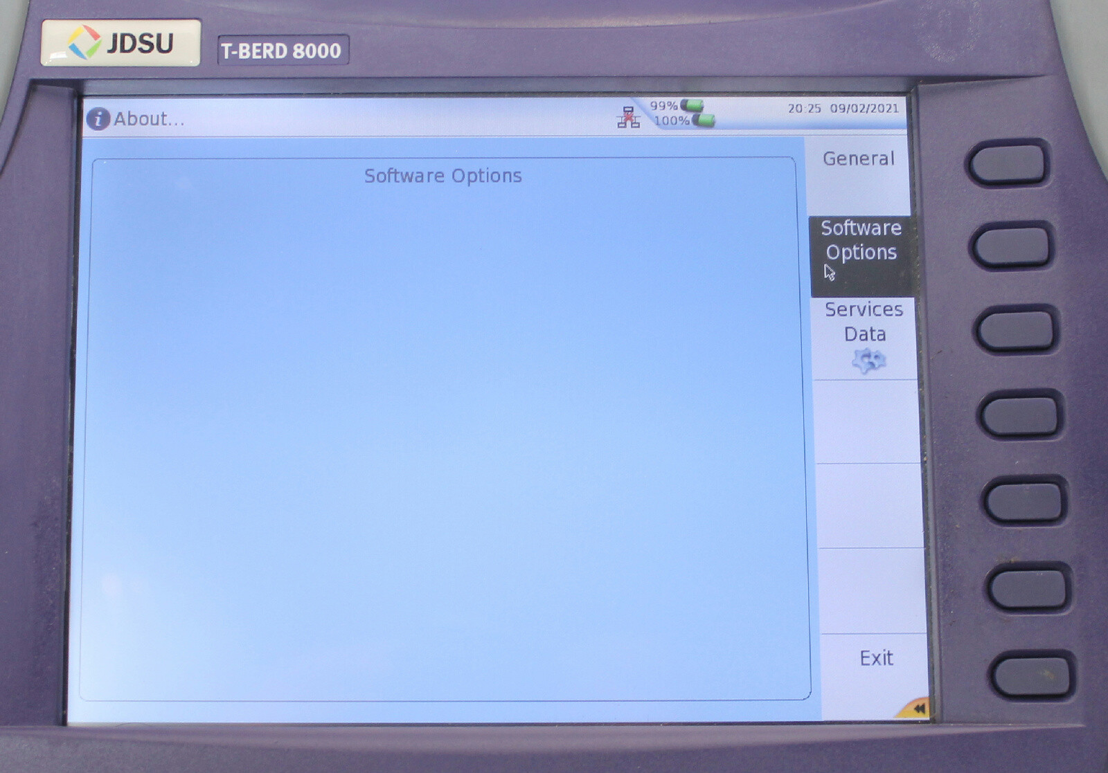 JDSU Viavi T-BERD 8000E Multitest Platform with 10G MSAM V2 Module