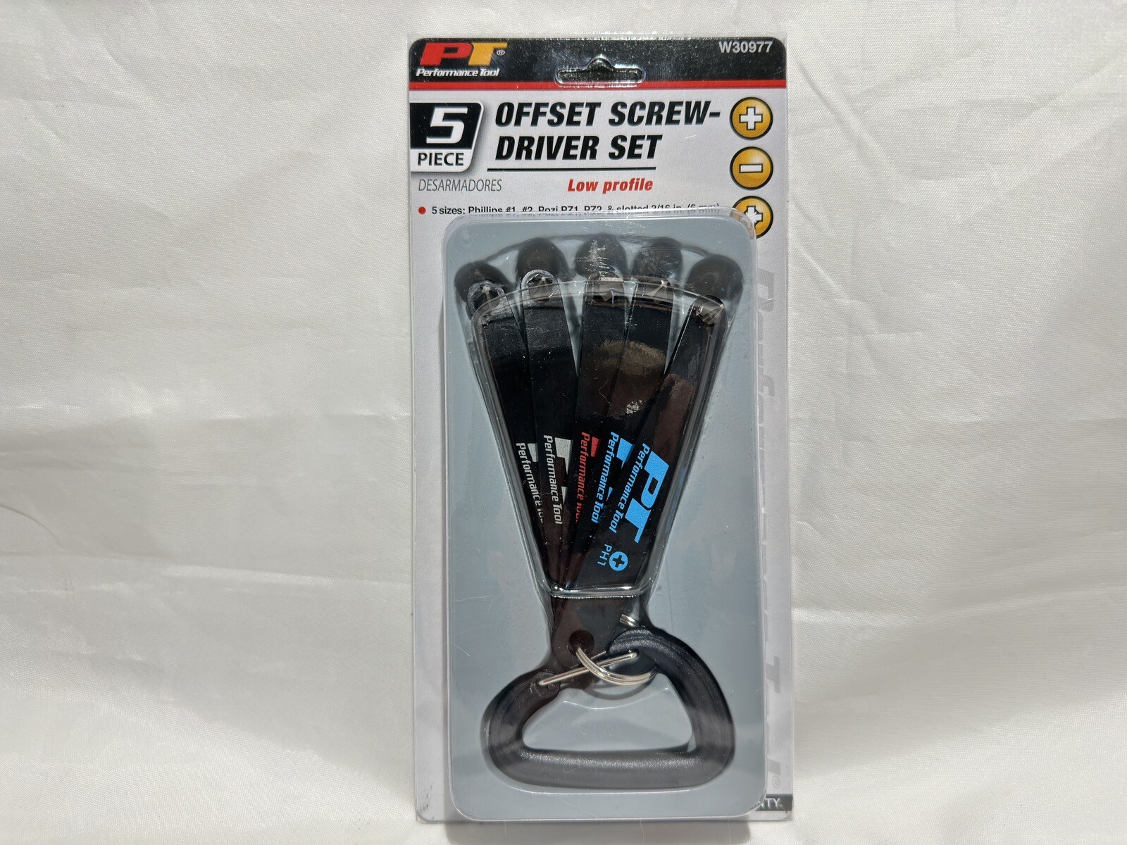 Performance Tool W30977 Low Profile Offset Screwdriver Set