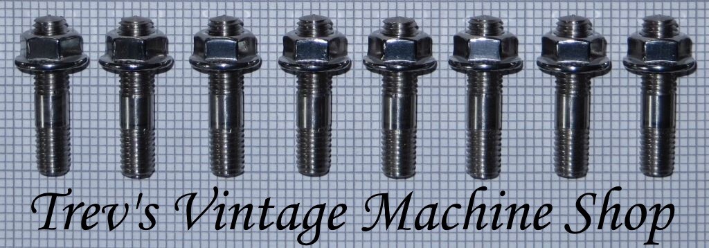 Suzuki GSX1300/R & GSX1400 stainless steel exhaust studs & flange nuts Qty 8 ES6