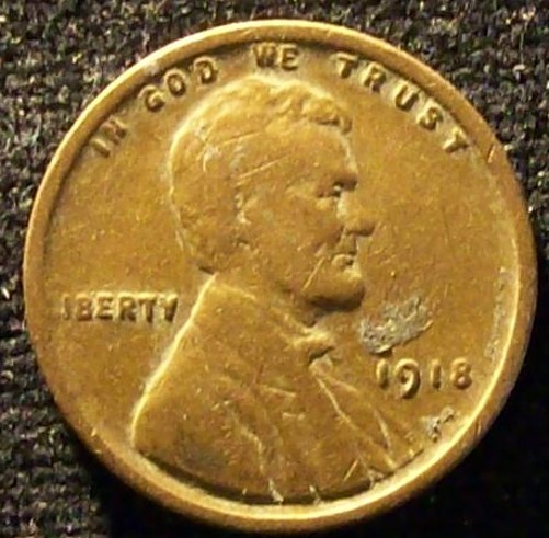 1918 P Lincoln Wheat Cent