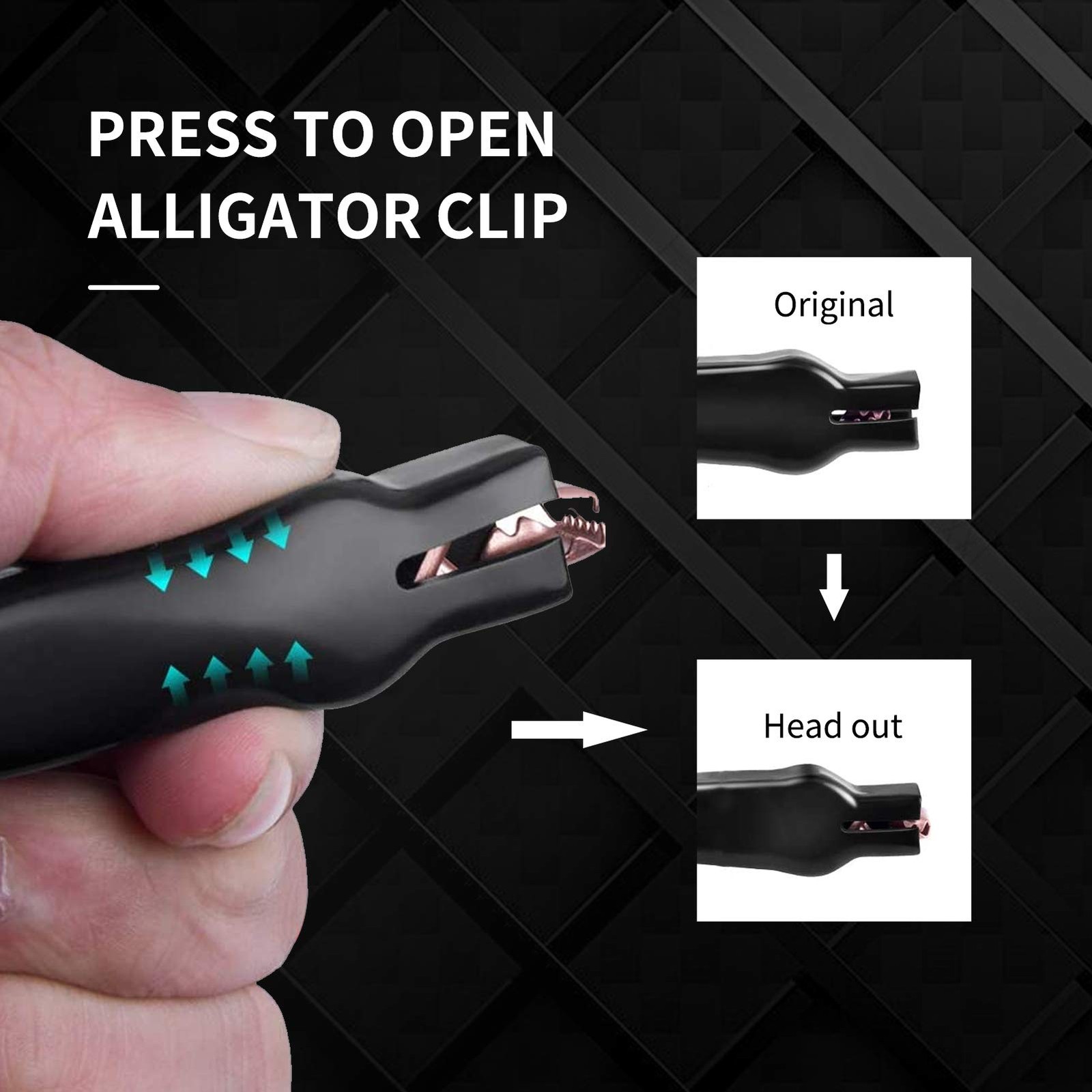 AWBLIN Automotive Test Light, DC 3-48V Digital LCD Circuit Tester Heavy Black