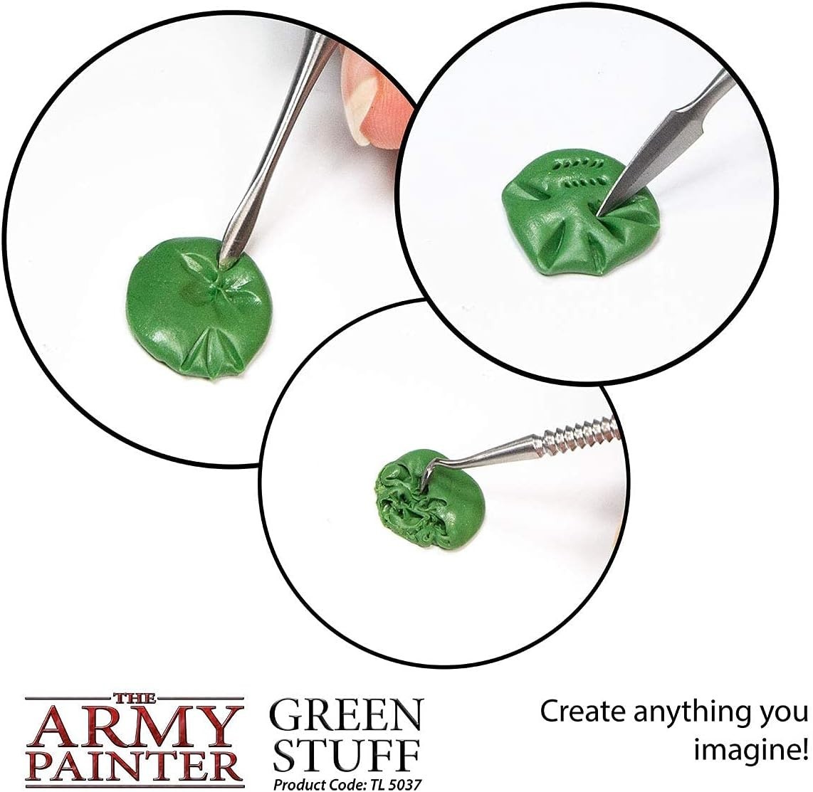 Green Stuff, 2 Part Modelling Compound, 20 cm, 25 g, Mouldable Putty for Mini...