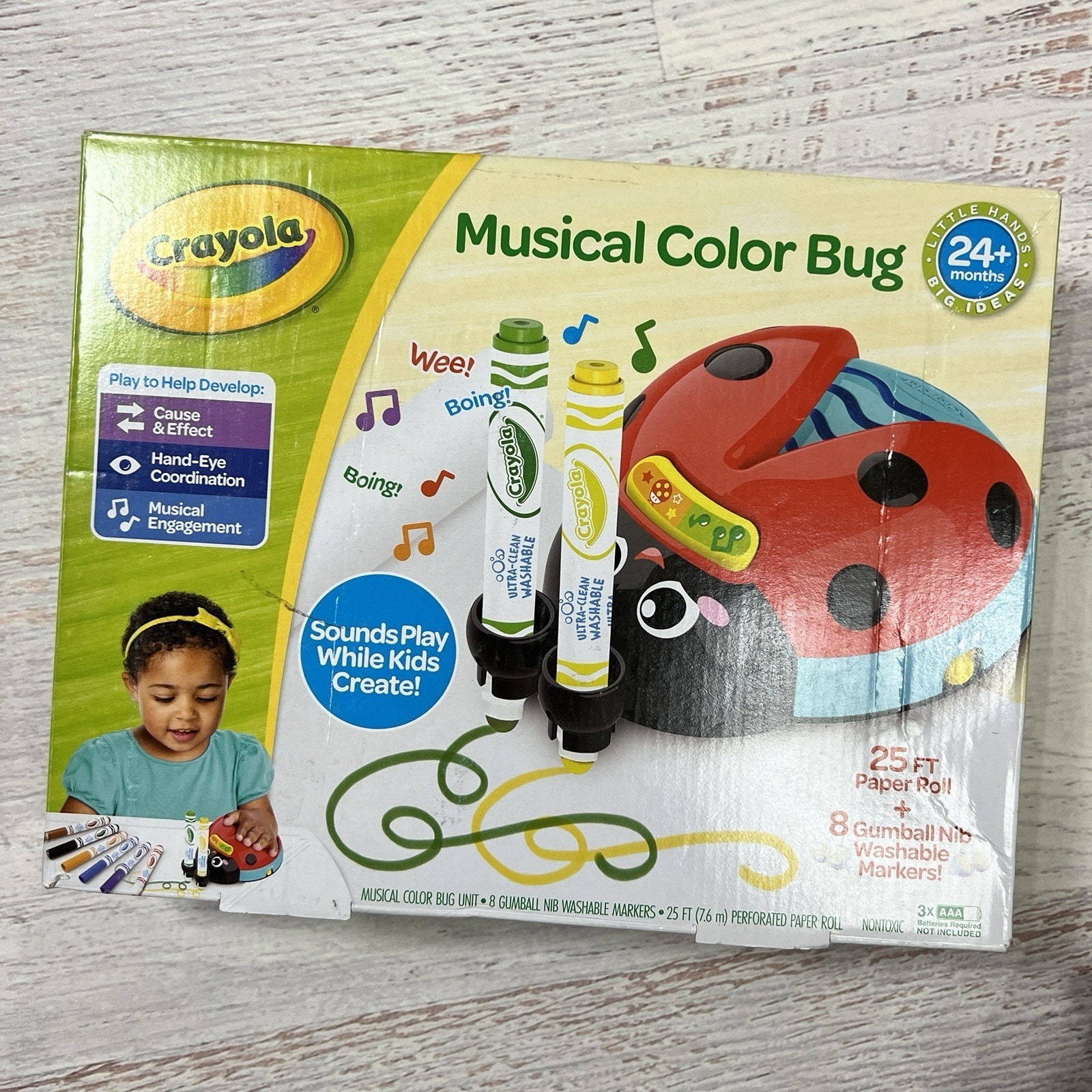 Crayola Musical Color Bug Drawing Coloring Crafts Kit