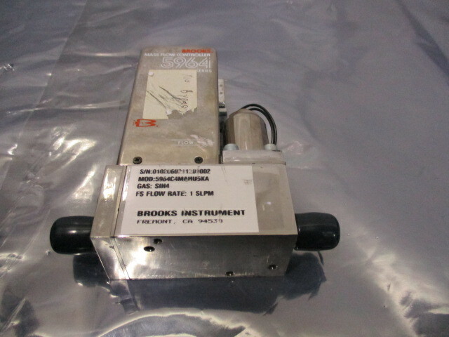 Brooks 5964, Mass Flow Controller, 5964C4MAHU5KA, SIH4 1 SLPM, 421683